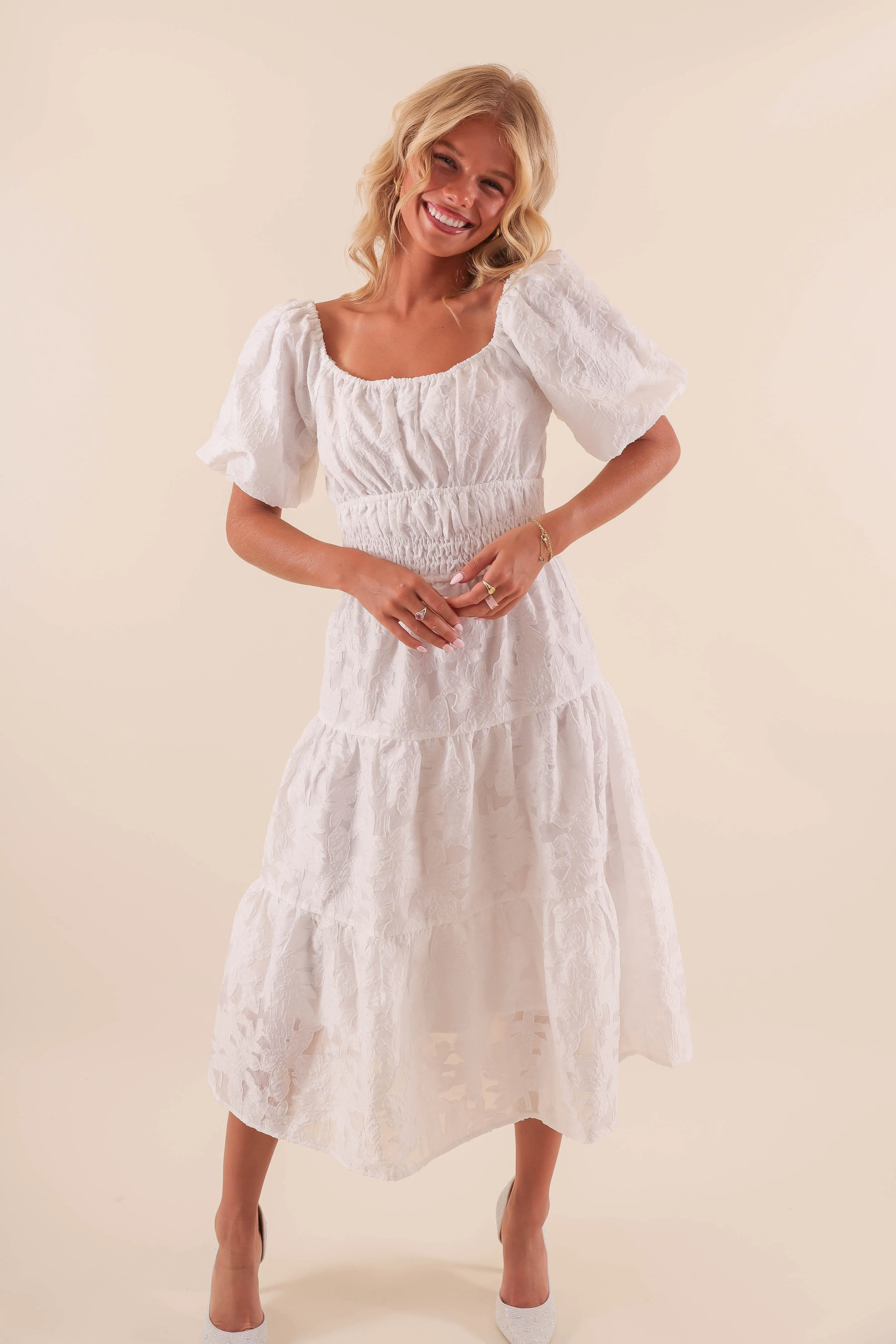 Review My Plans Dress-White Ombre-Effect