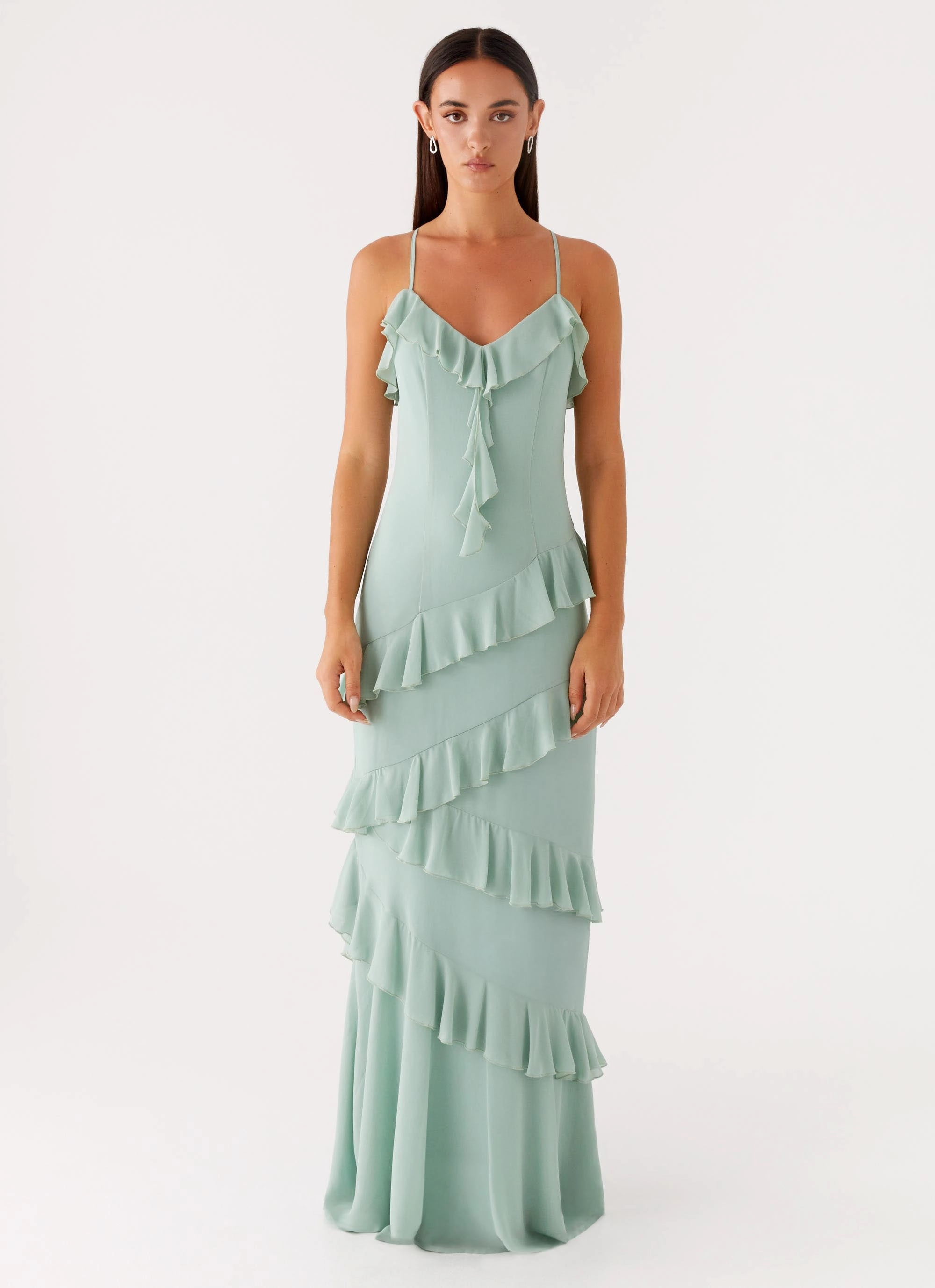 Guest Shine Country Club Maxi Dress - Sage