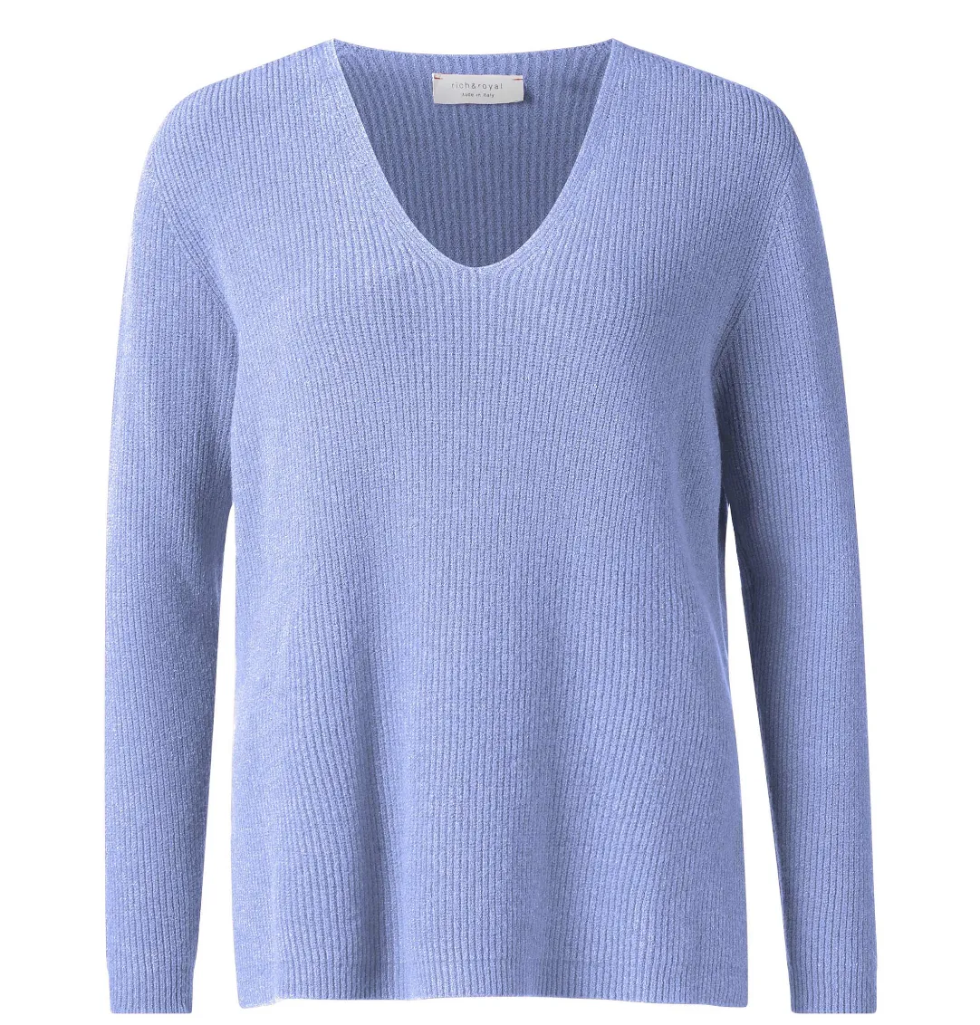 Rich & Royal Seamless V-Neck Half Cardigan