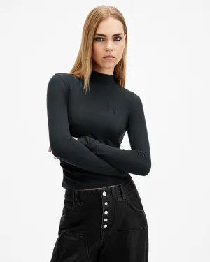 Rina Long Sleeve Scoop Neck T-Shirt