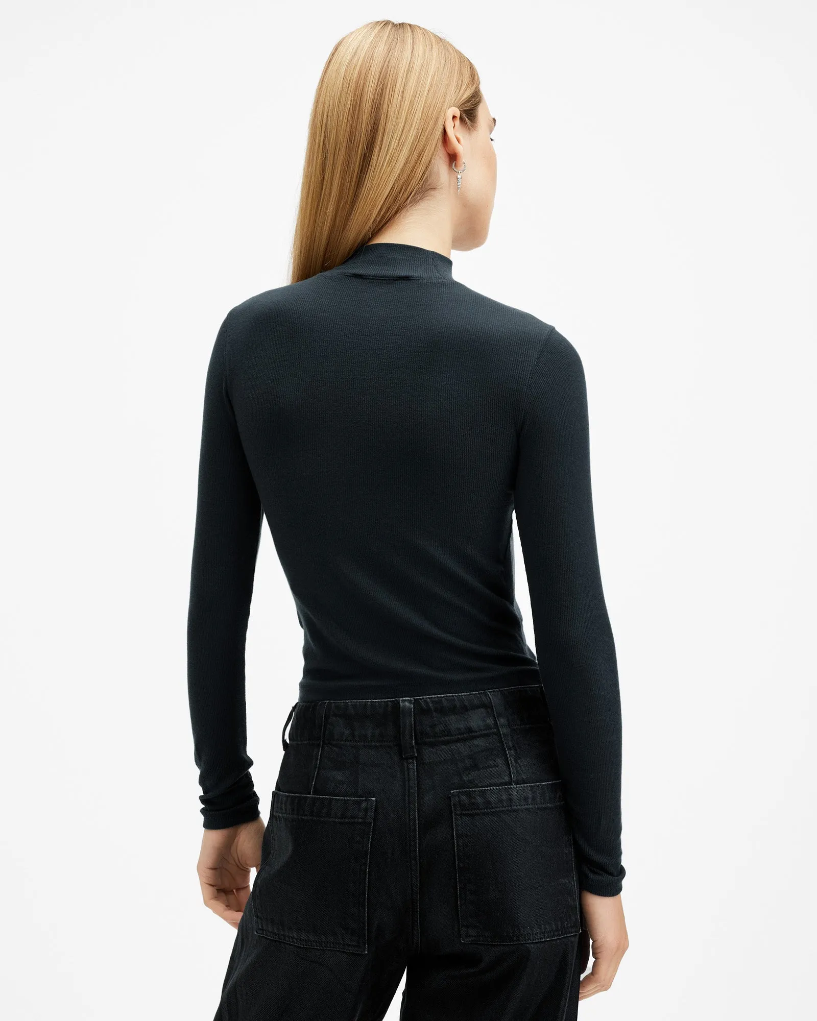 Rina Long Sleeve Scoop Neck T-Shirt