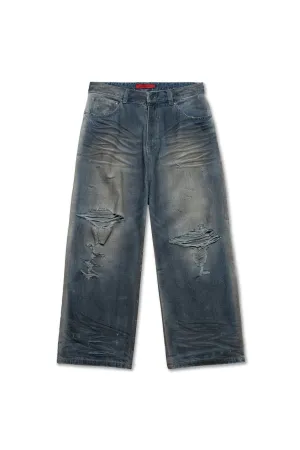 RIPPED JEANS BLUE