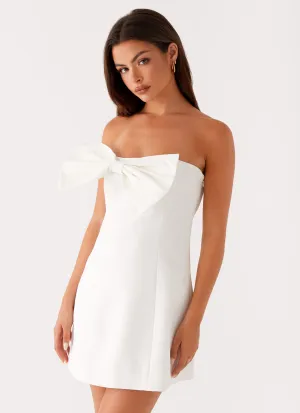 Feminine Fit Match Quick Riva Mini Dress - White