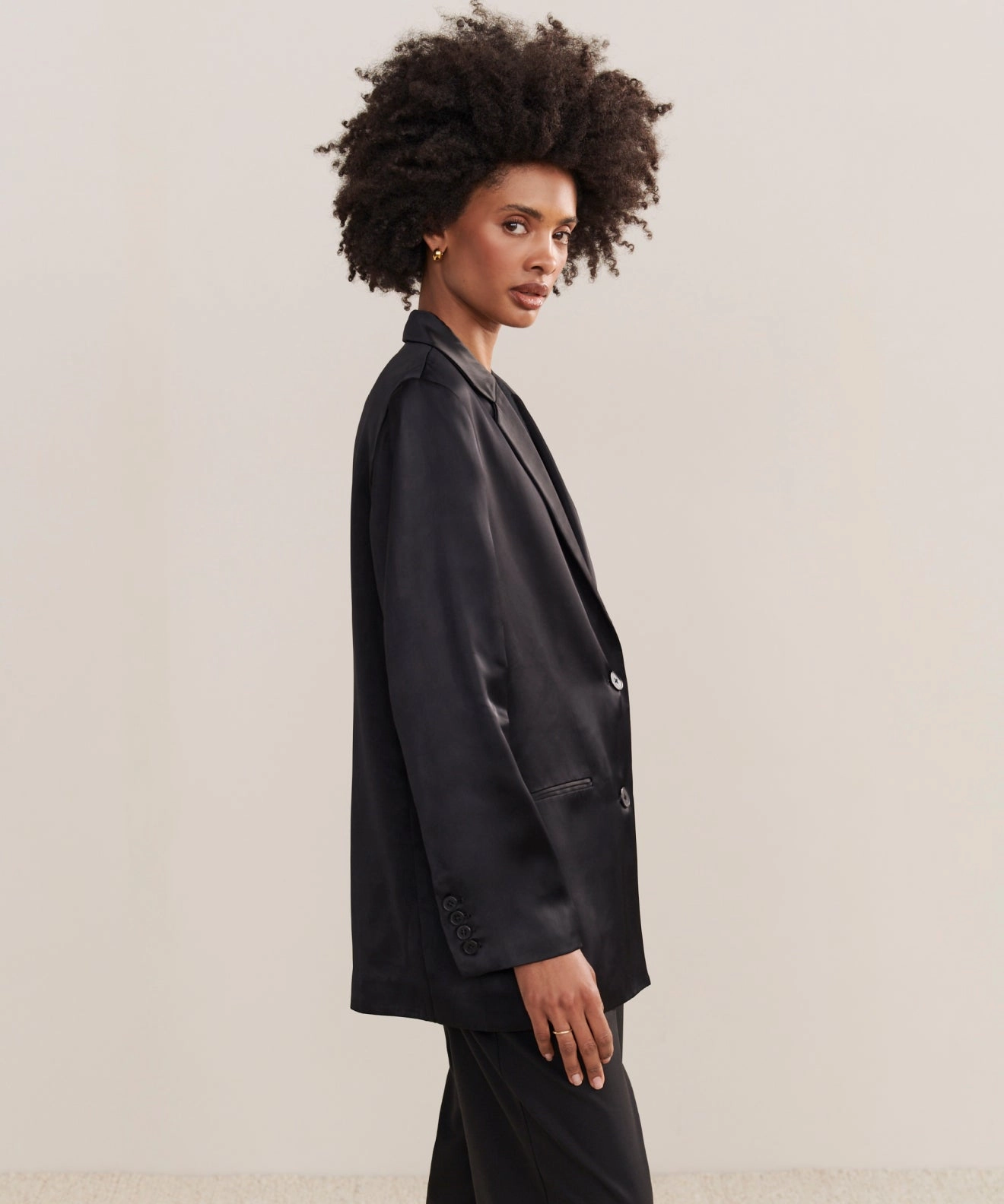 Flat Lock Stitching Casual Work Look Bond Blazer