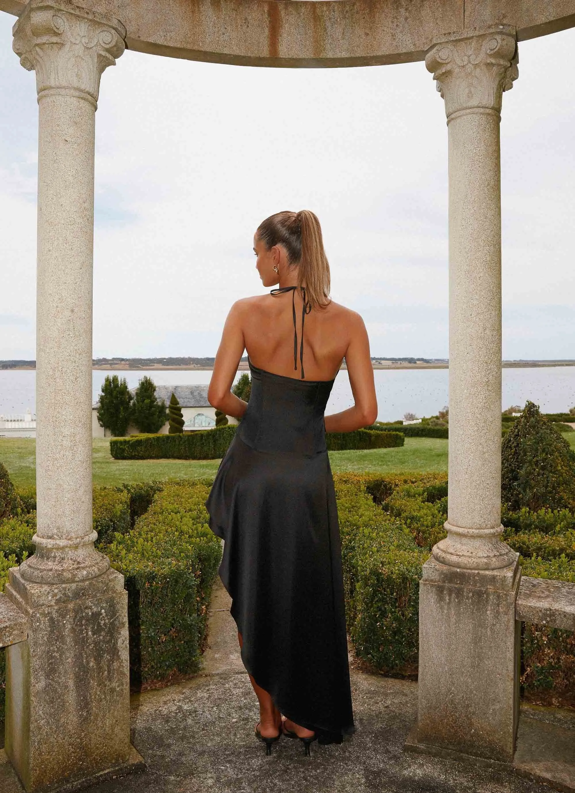 Always Midi Dress - Black Fitted Style