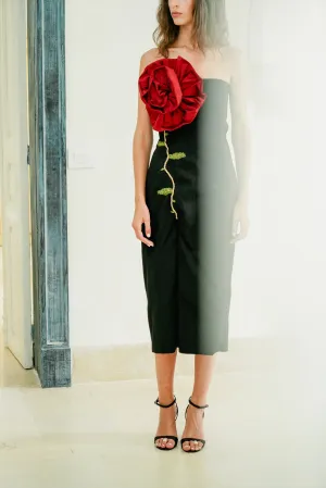Layered Movement Rose Des Vents Dress