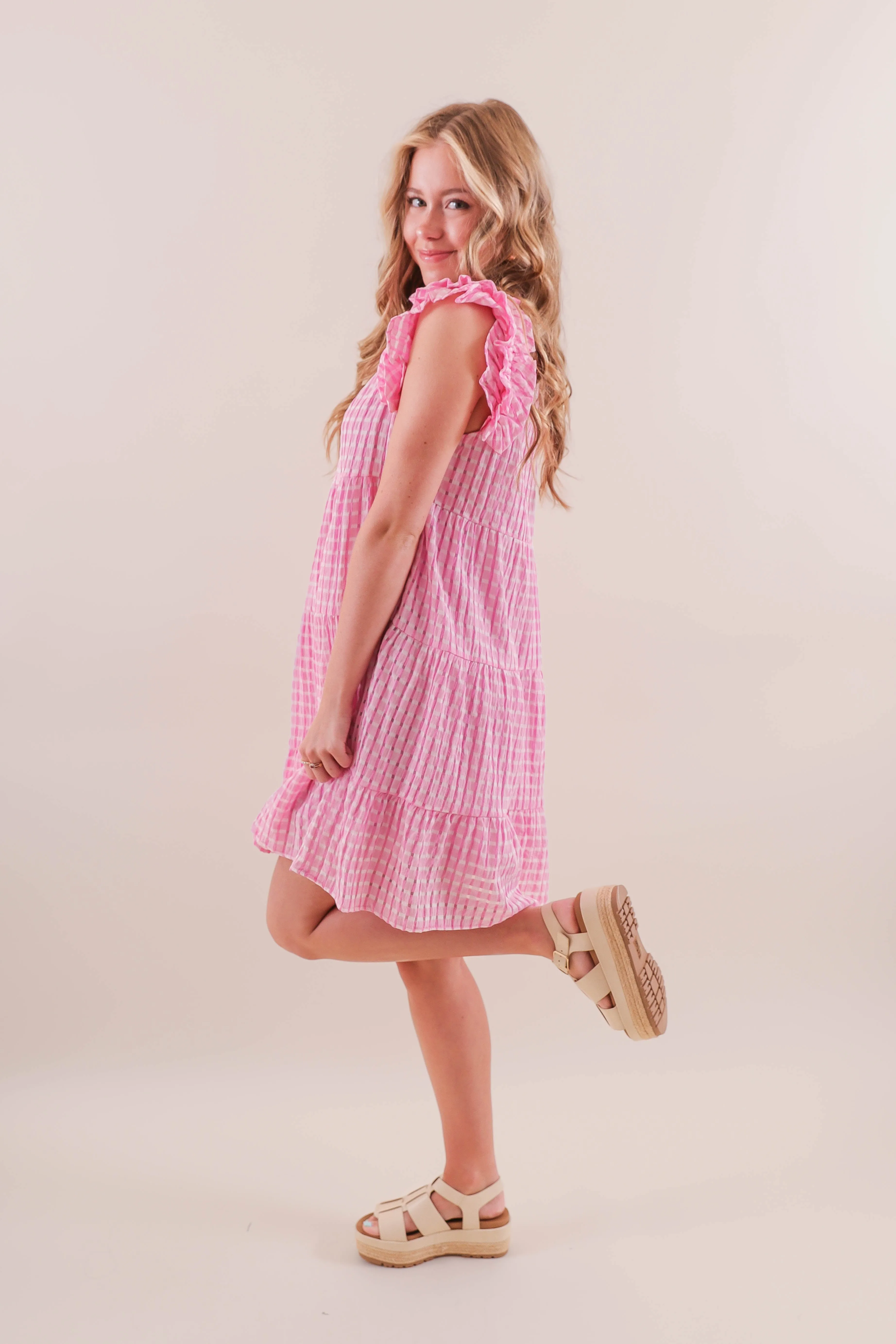 Satin-Edge RSTOCK: Giving Southern Charm Dress