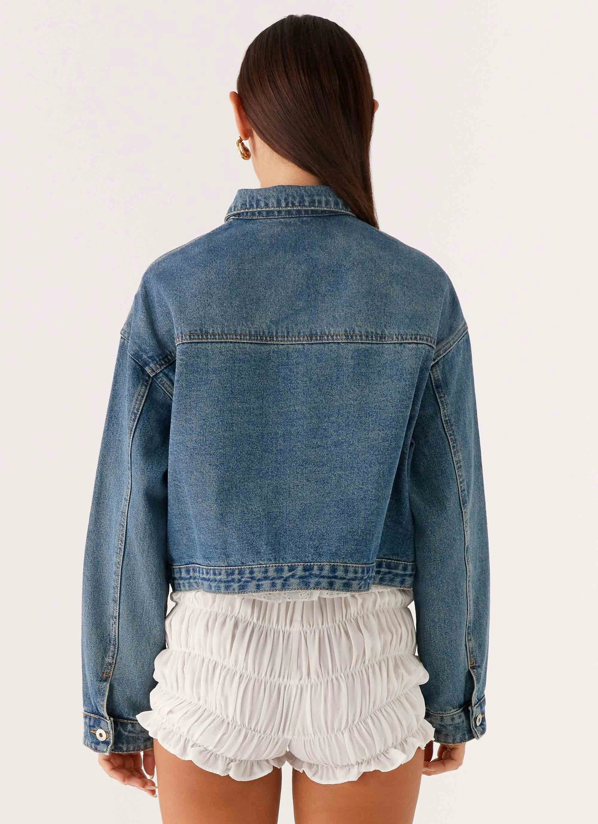 Adaptive Layering System Kristy Oversized Denim Jacket - Blue