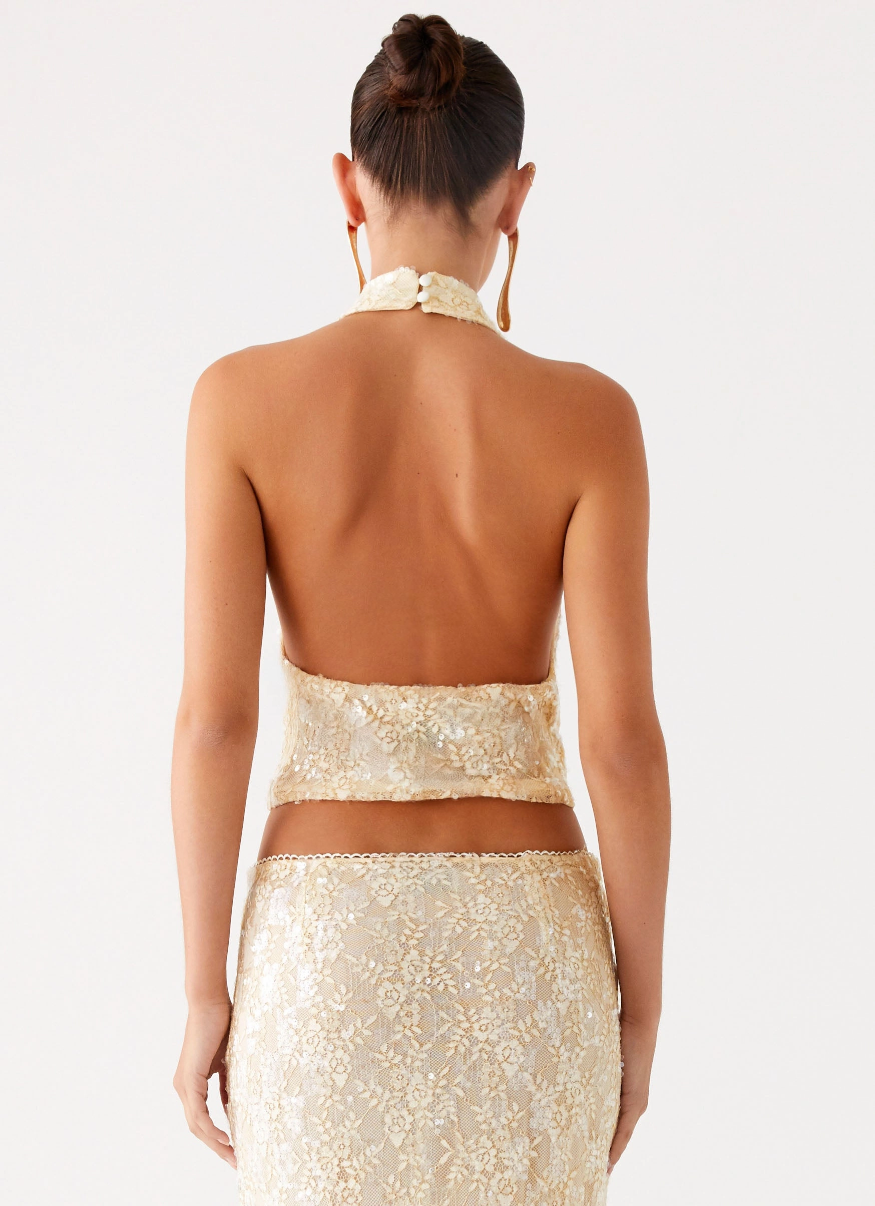 Bling It On Cowl Top - Ivory Soft touch finish Lightweight Knit