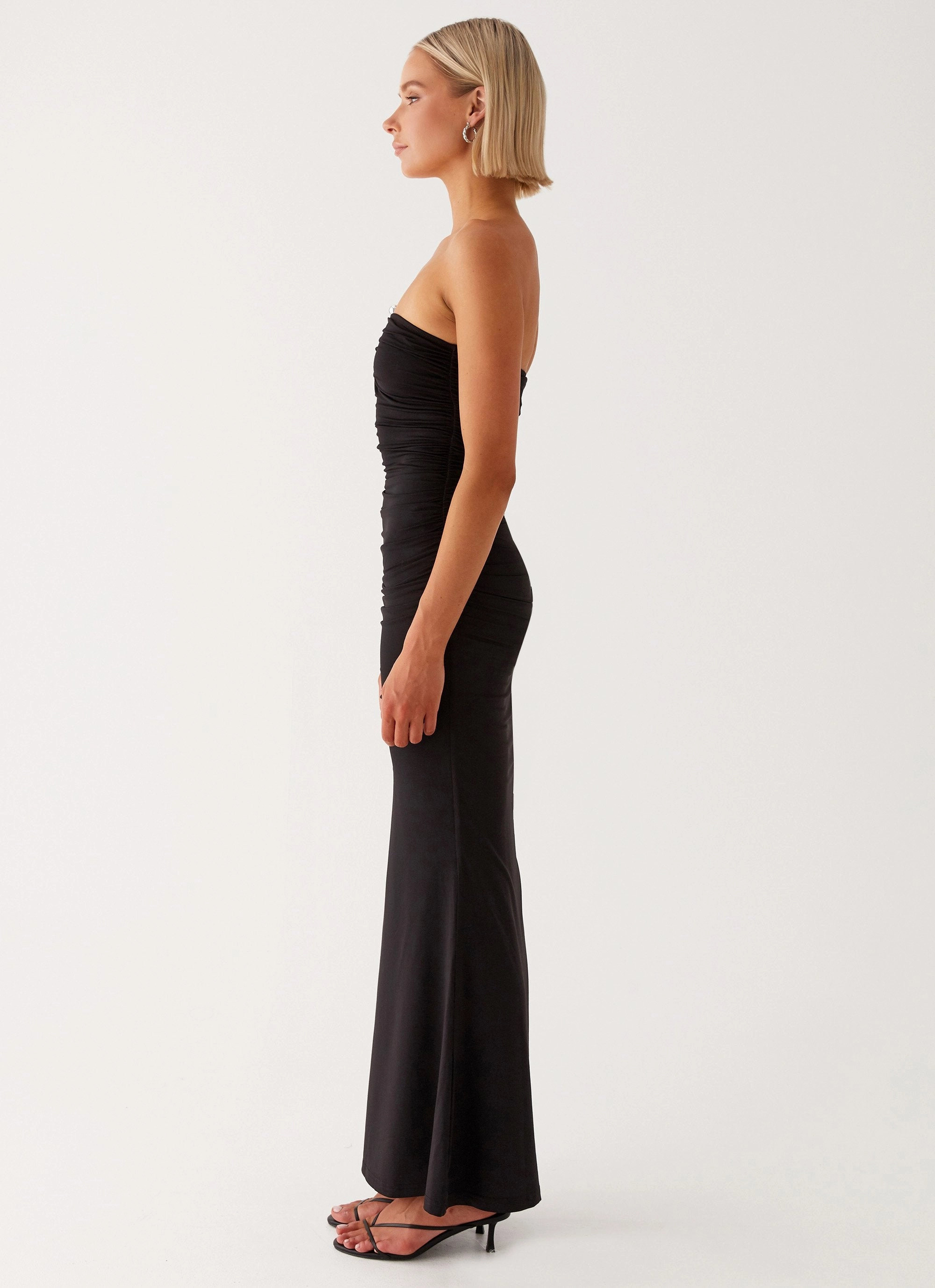 Rudy Maxi Dress - Black Fashionable Cut