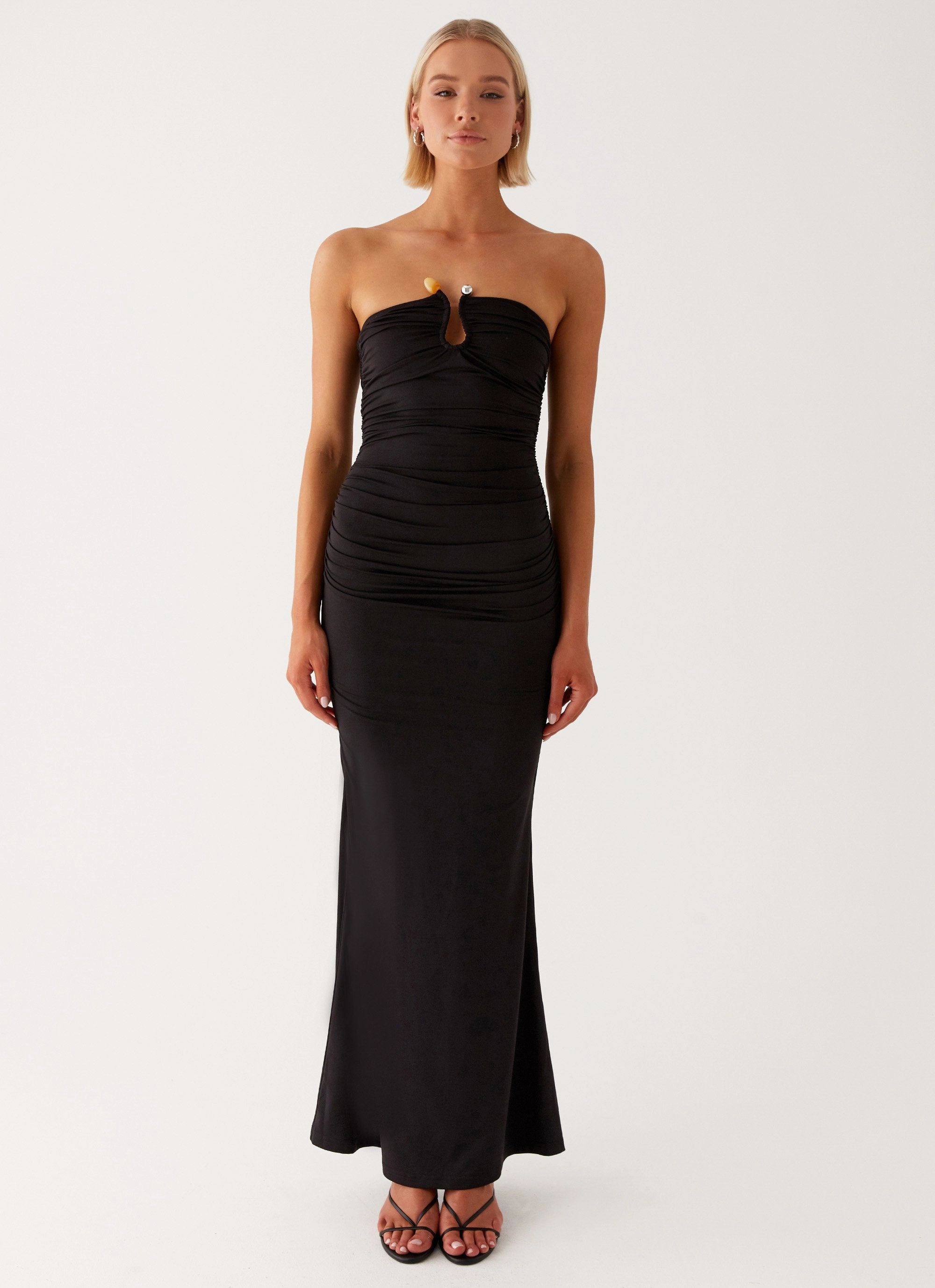 Rudy Maxi Dress - Black Compressible Quiet Sweet