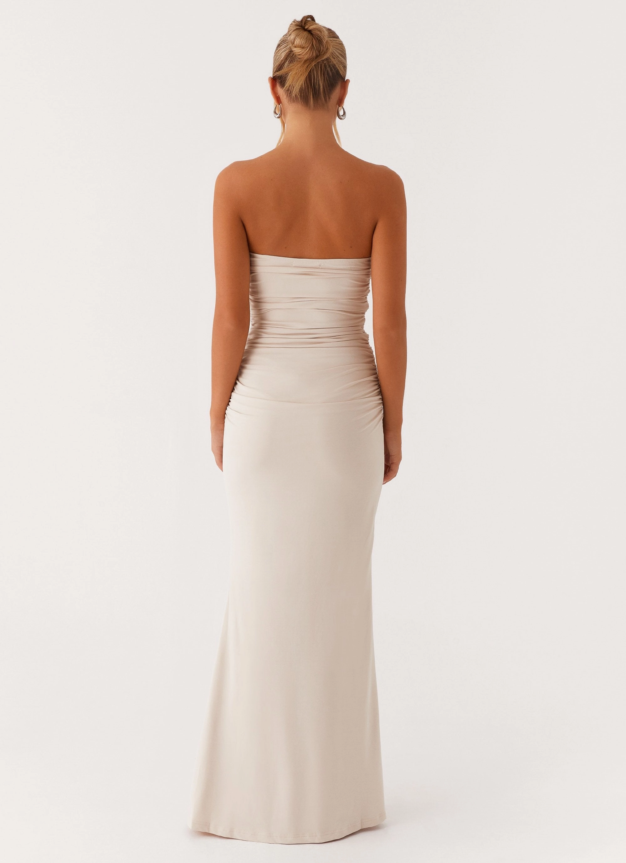 Basic Cool Lounge Mood Rudy Maxi Dress - Ivory