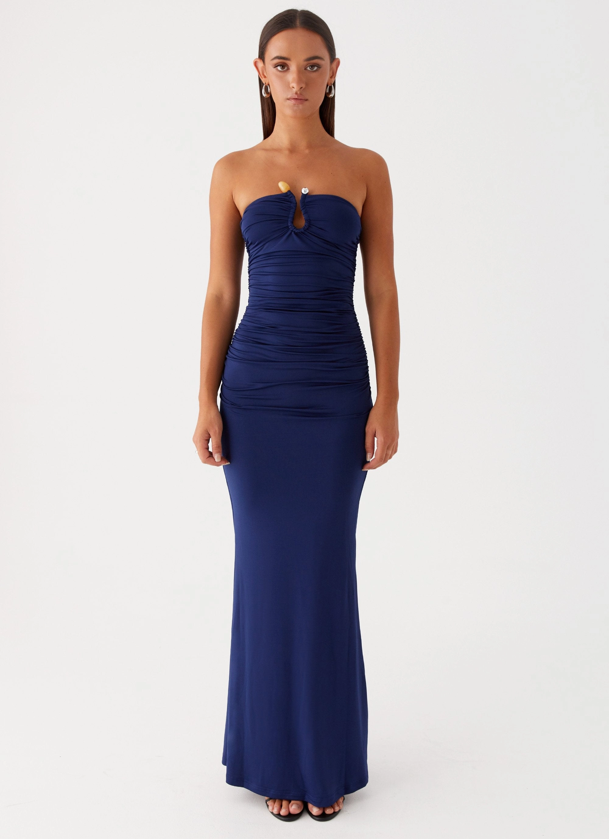 Rudy Maxi Dress - Navy Gentle Aesthetic All Look