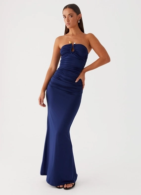 Rudy Maxi Dress - Navy Quick Elegance