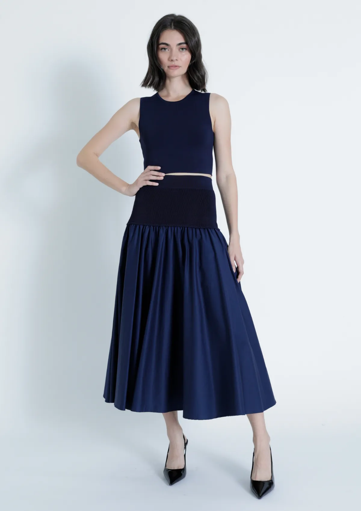 Sleek Wear Open Design Riley Knit Set
