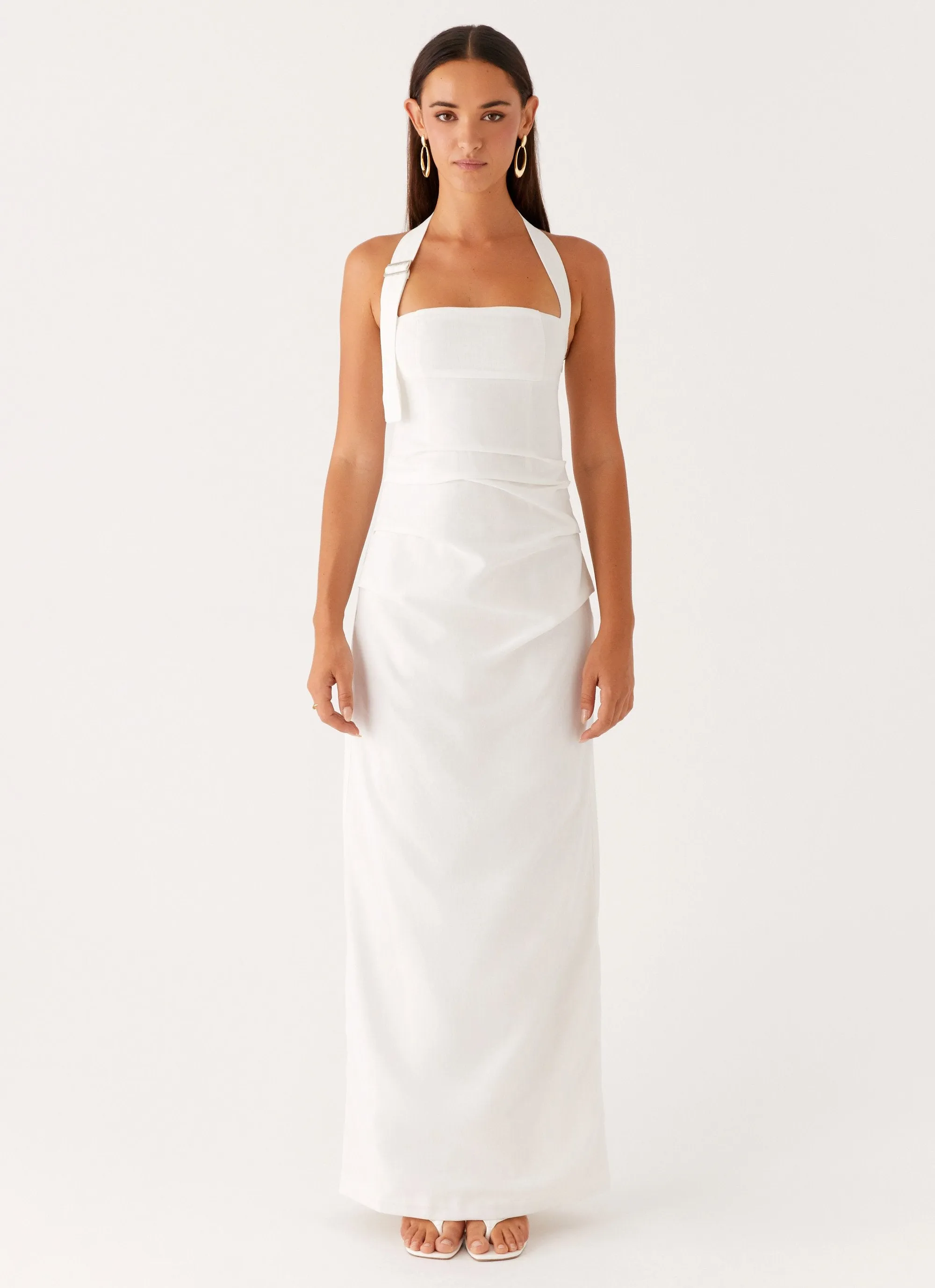 Rumour Has it Maxi Dress - White Everyday Look