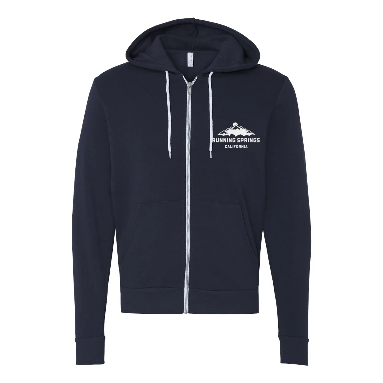 Running Springs Mountain - Zip Up Hoodie