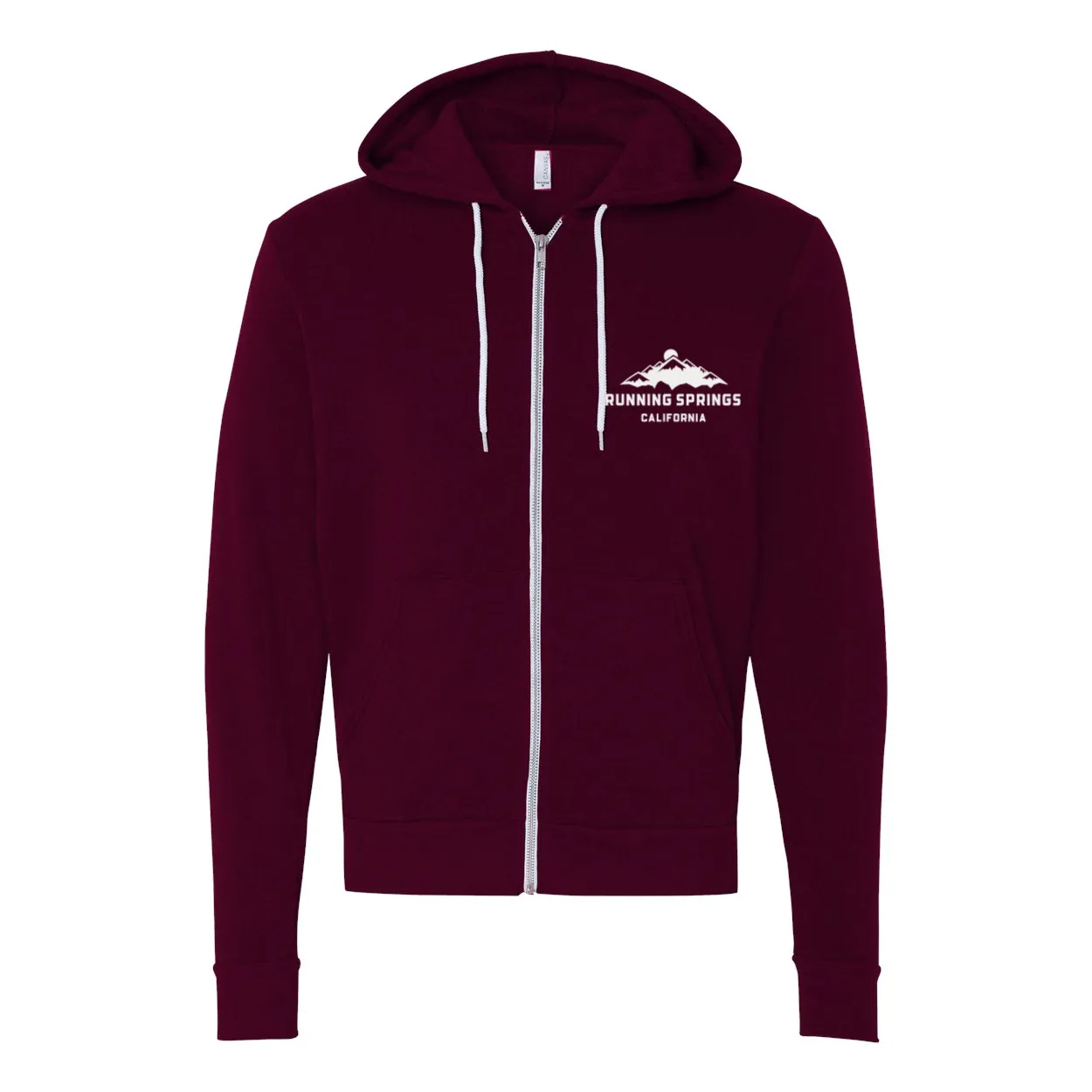 Running Springs Mountain - Zip Up Hoodie