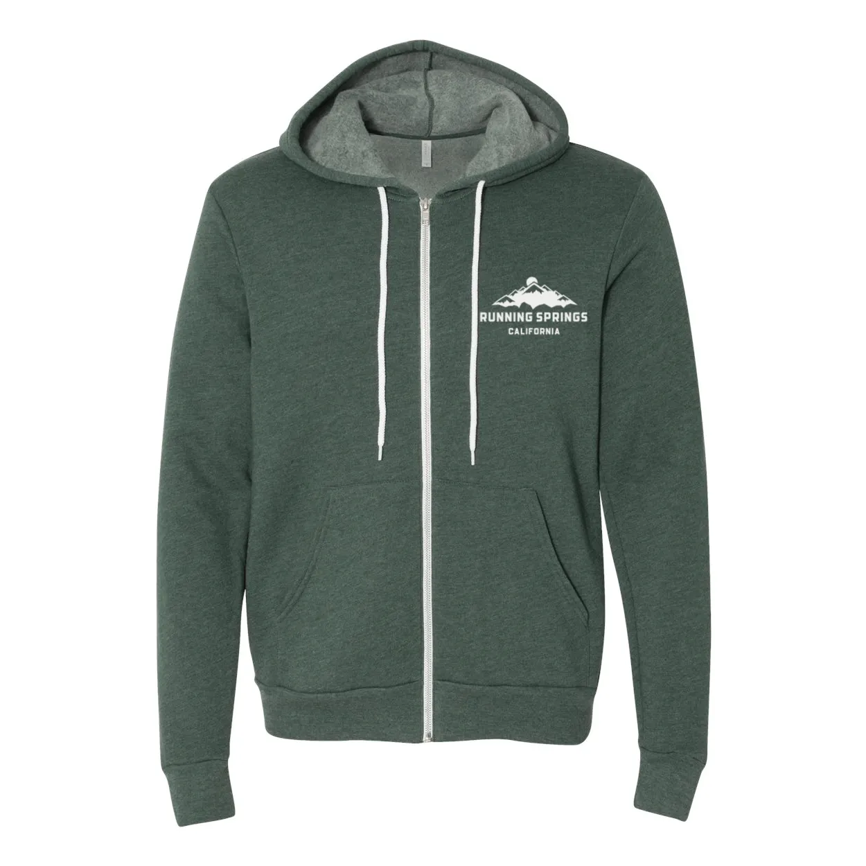 Running Springs Mountain - Zip Up Hoodie