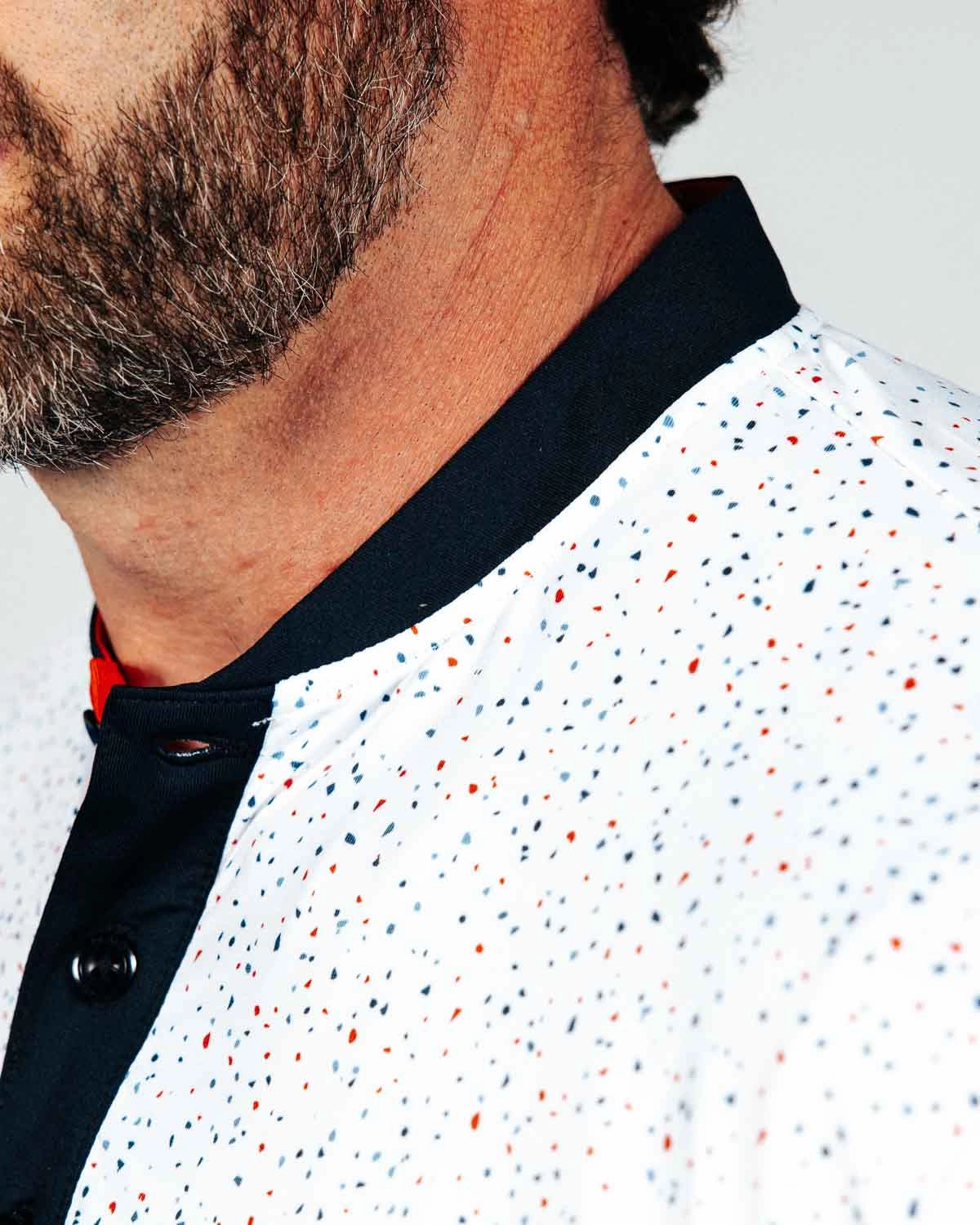 Ryder Cup Confetti Blade Polo Antimicrobial Treatment