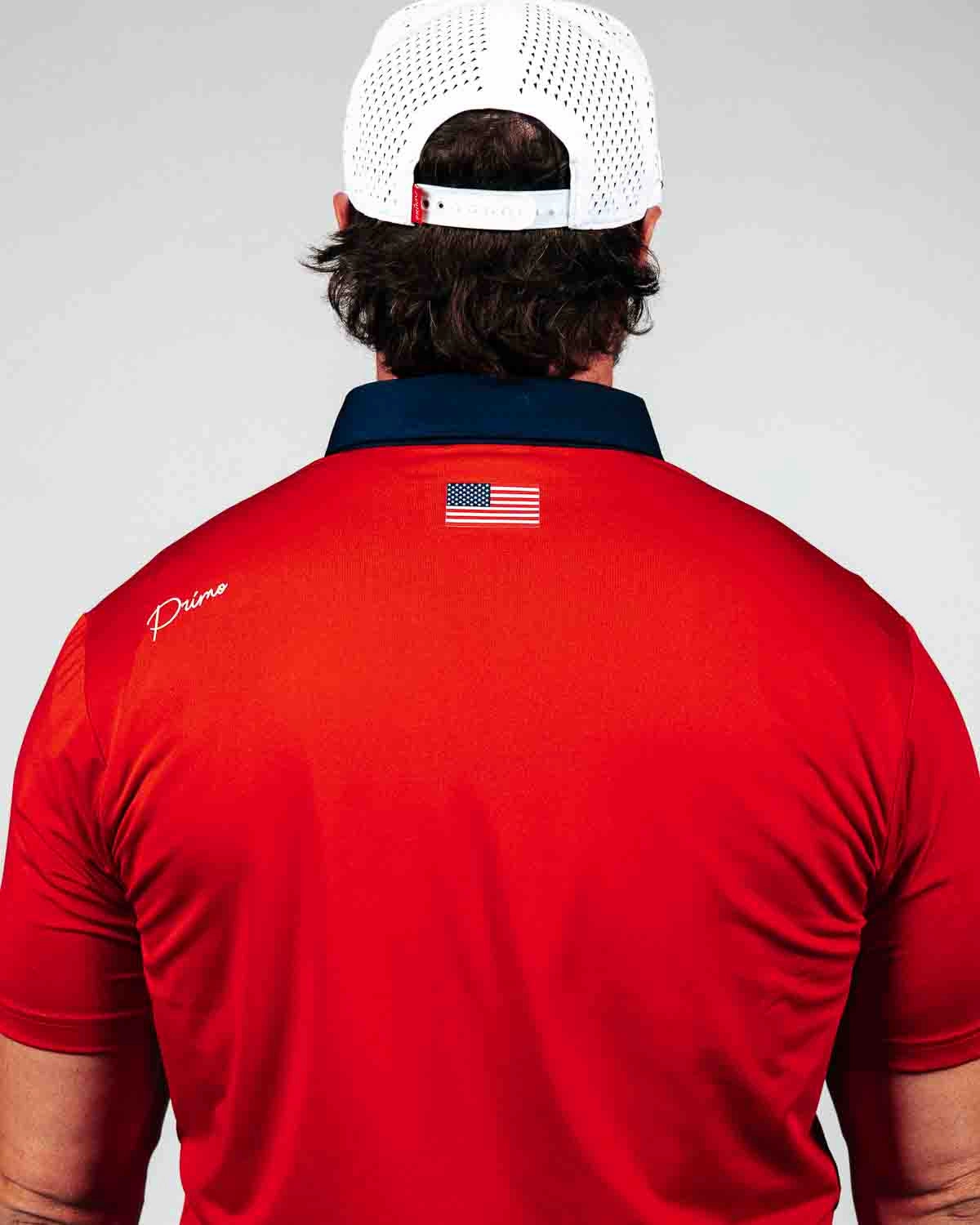 Chic Cardigan DurableReinforcement Ryder Cup Red Classic Polo