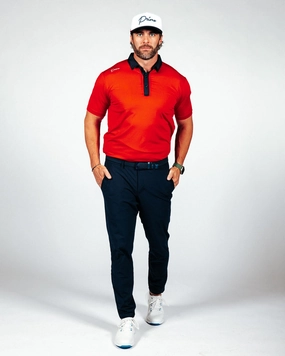 Odor Resistant Coating Ryder Cup Red Classic Polo