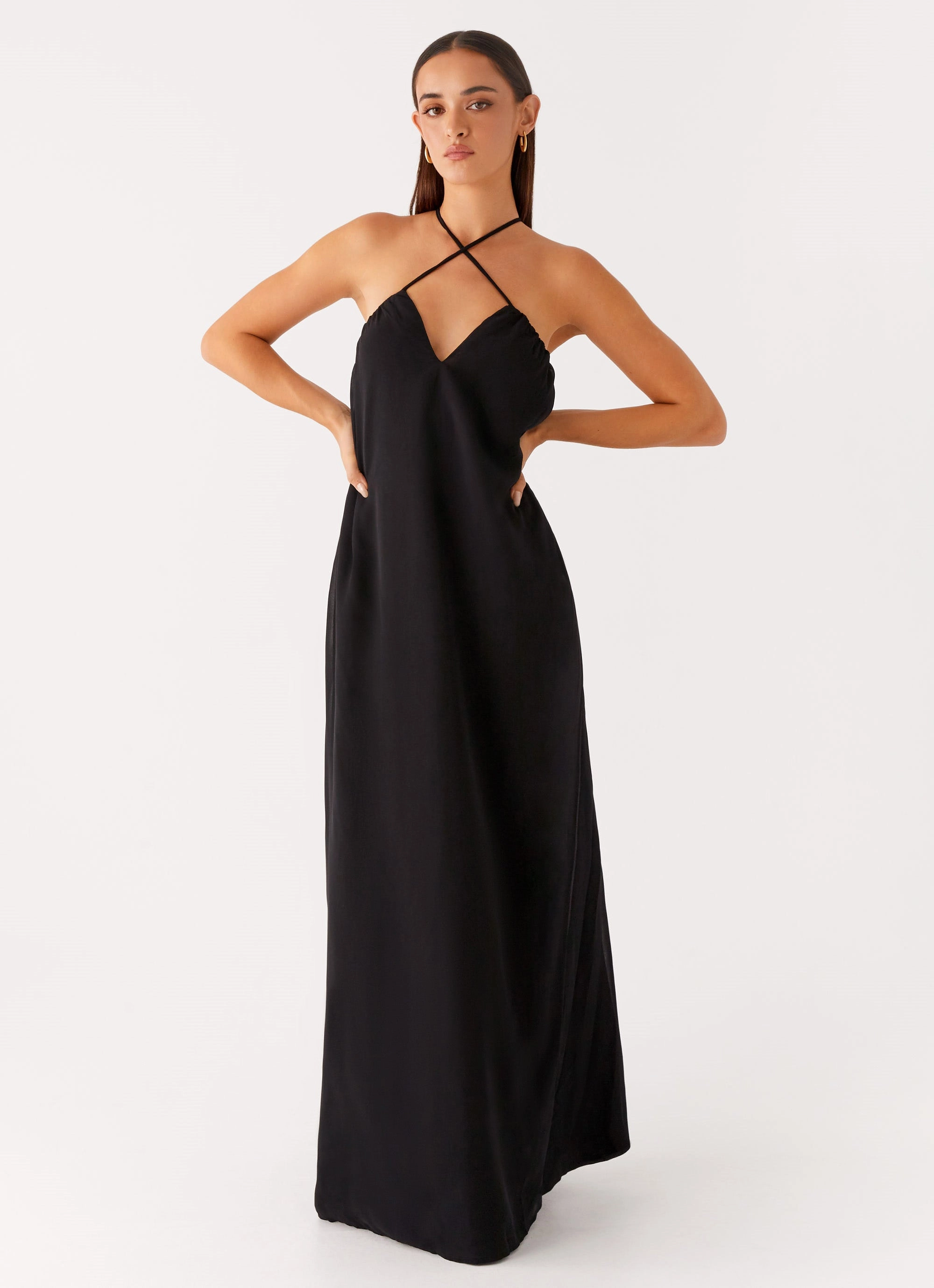 Grace Flow Saba Maxi Dress - Black