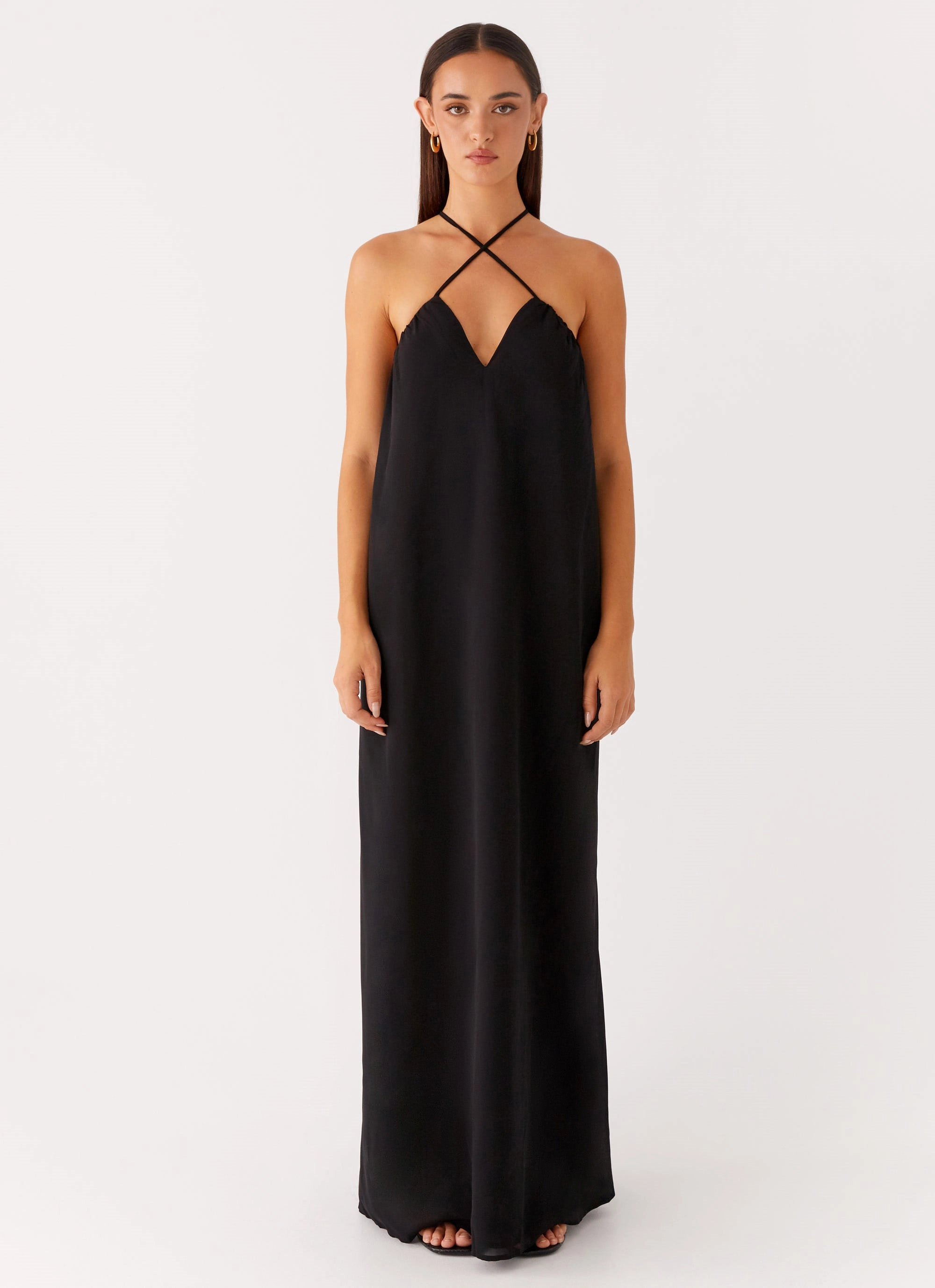 Soft Silhouette Saba Maxi Dress - Black