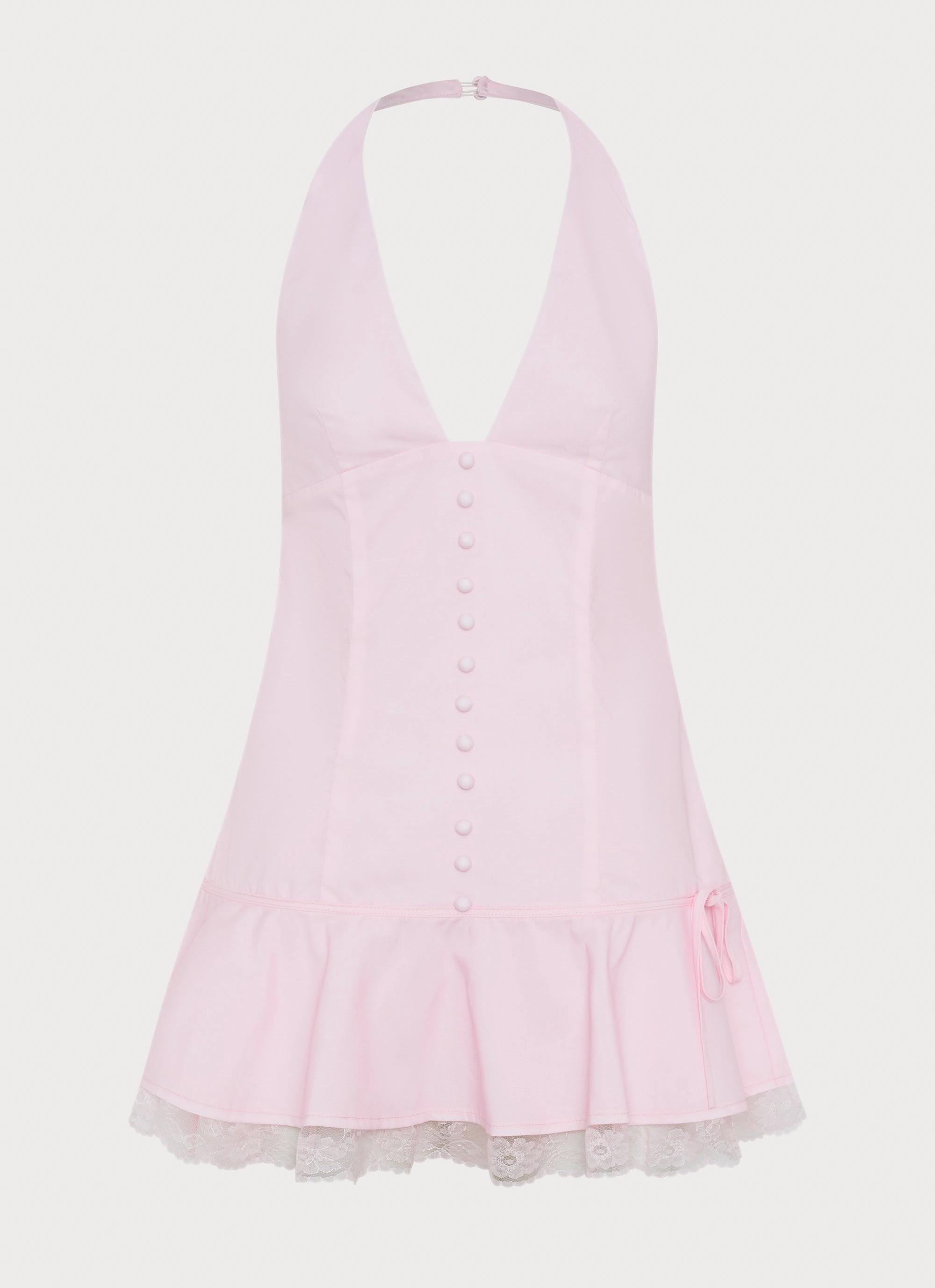 Sami Mini Dress - Pink Smooth Motion Evening Vibe