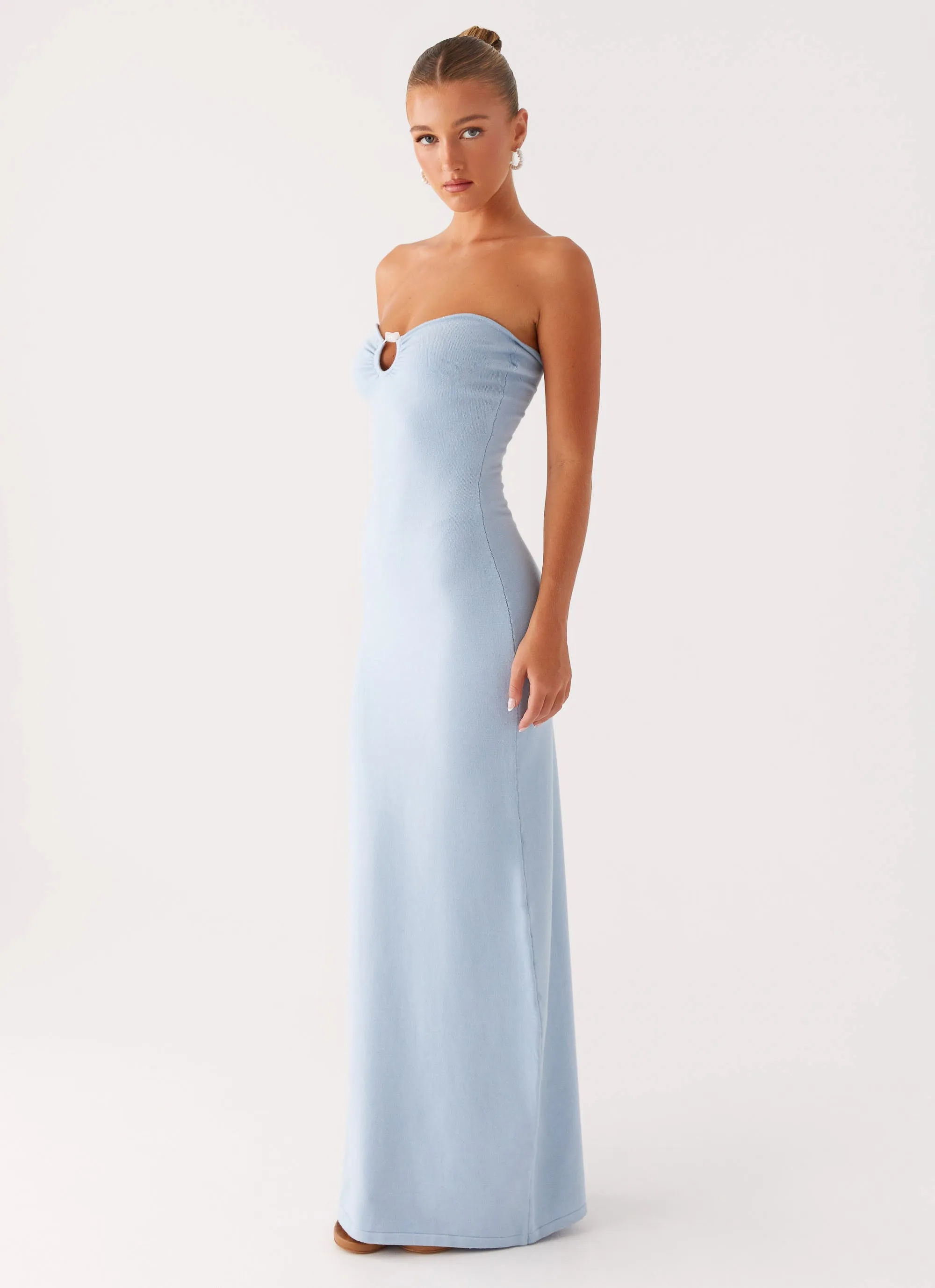 Cool Finish Samson Knit Maxi Dress - Blue