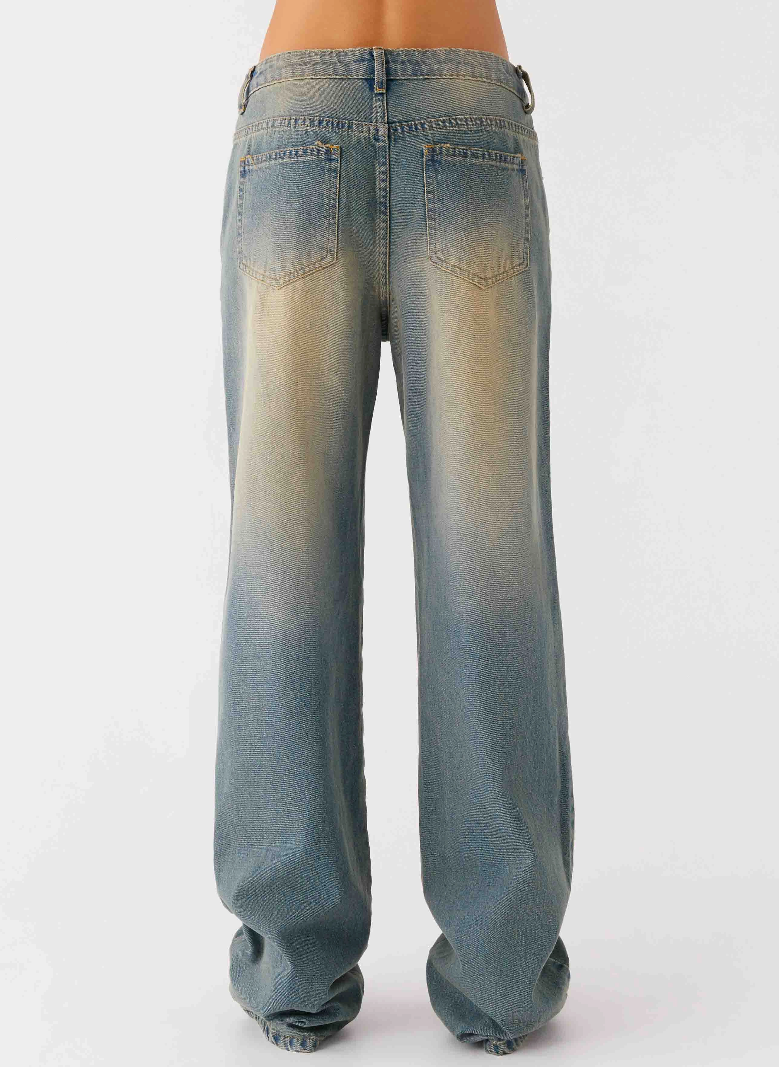 Body shaping San Diego Straight Leg Jeans - Blue Wash