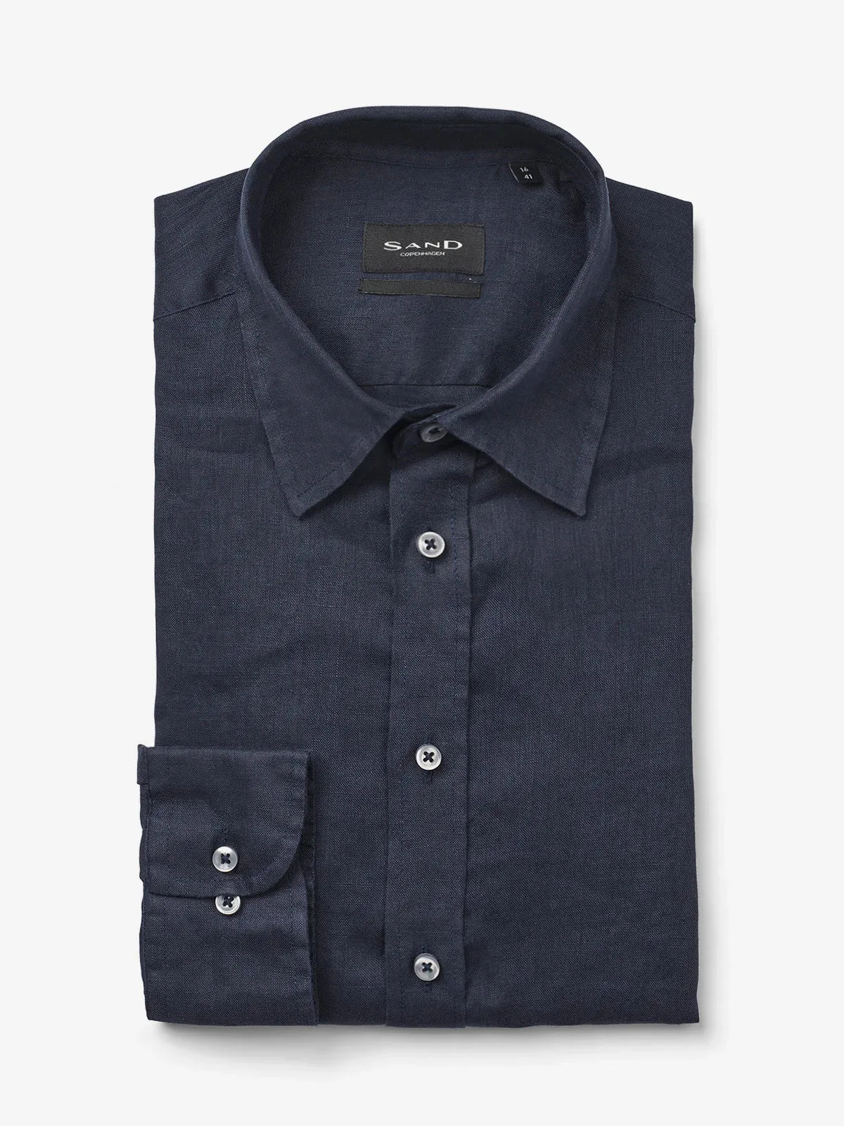 SAND Modern fit Linen shirt