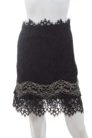 Sandro Lace Mini Skirt
