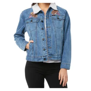 Santa Cruz Victorian Denim Jacket Lightnd SC WJA8544