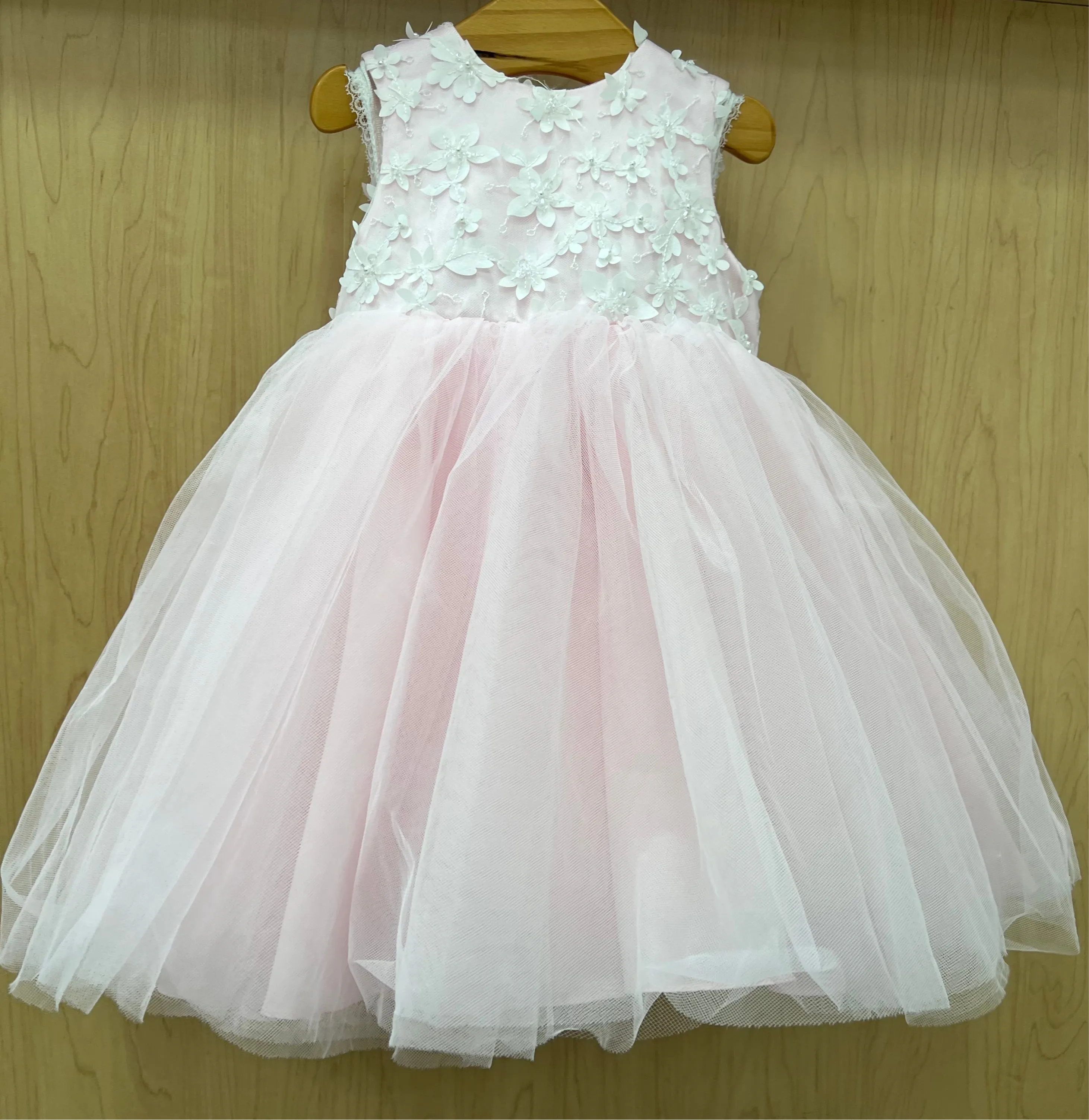 Sarah Louise 1st birthday pink and pink Party Dress
