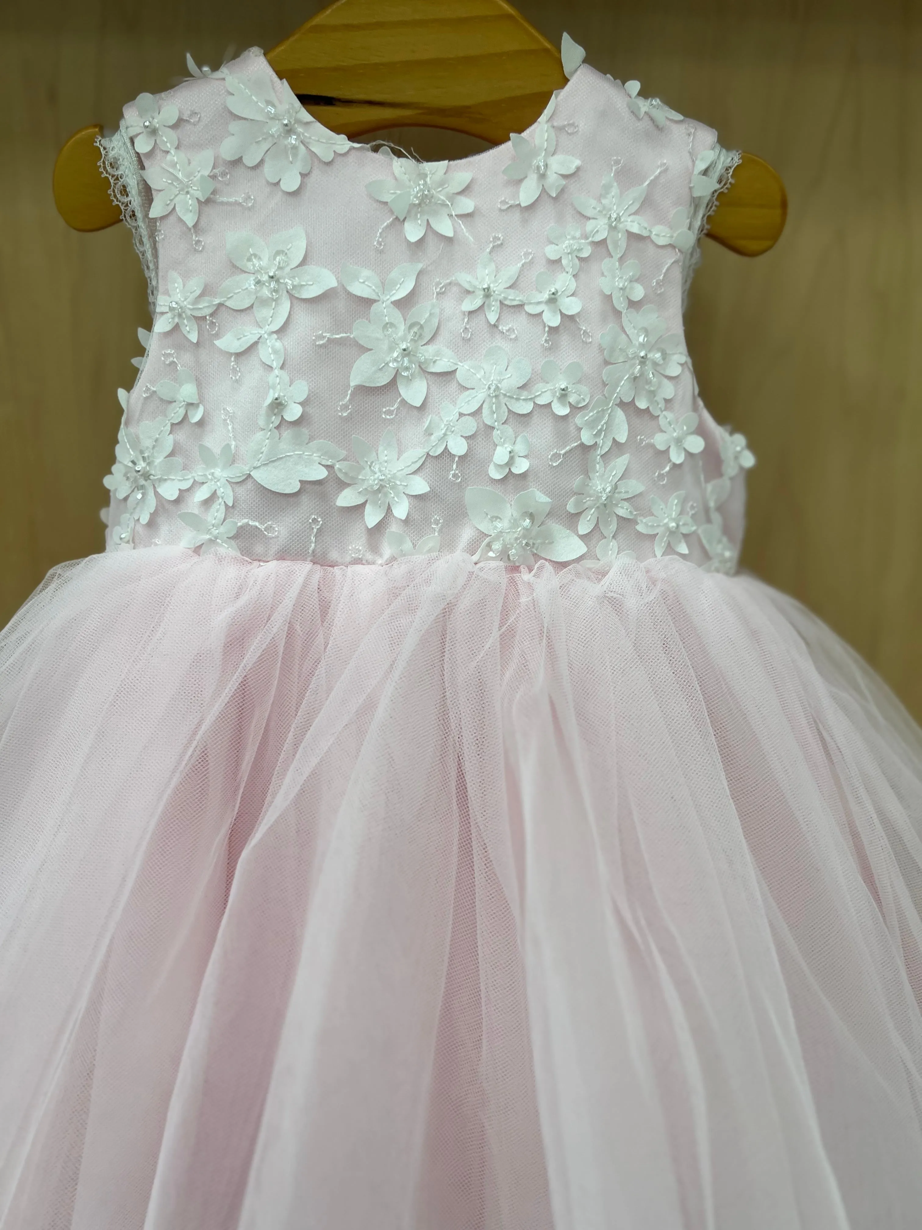 Sarah Louise 1st birthday pink and pink Party Dress