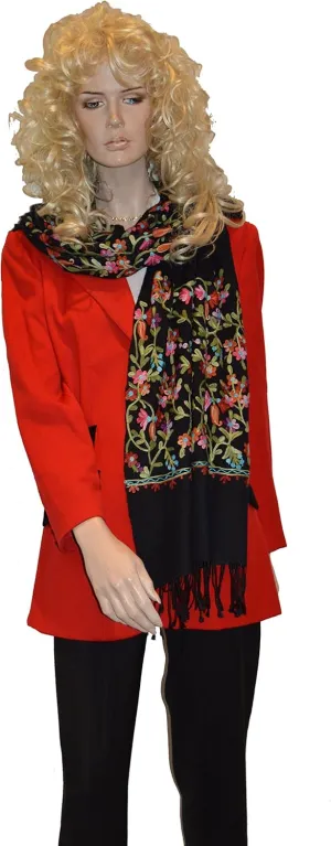 Scarf/Scarves/Shawl/Shawls/Embroidery Shawl from Cashmere Pashmina Group (11)