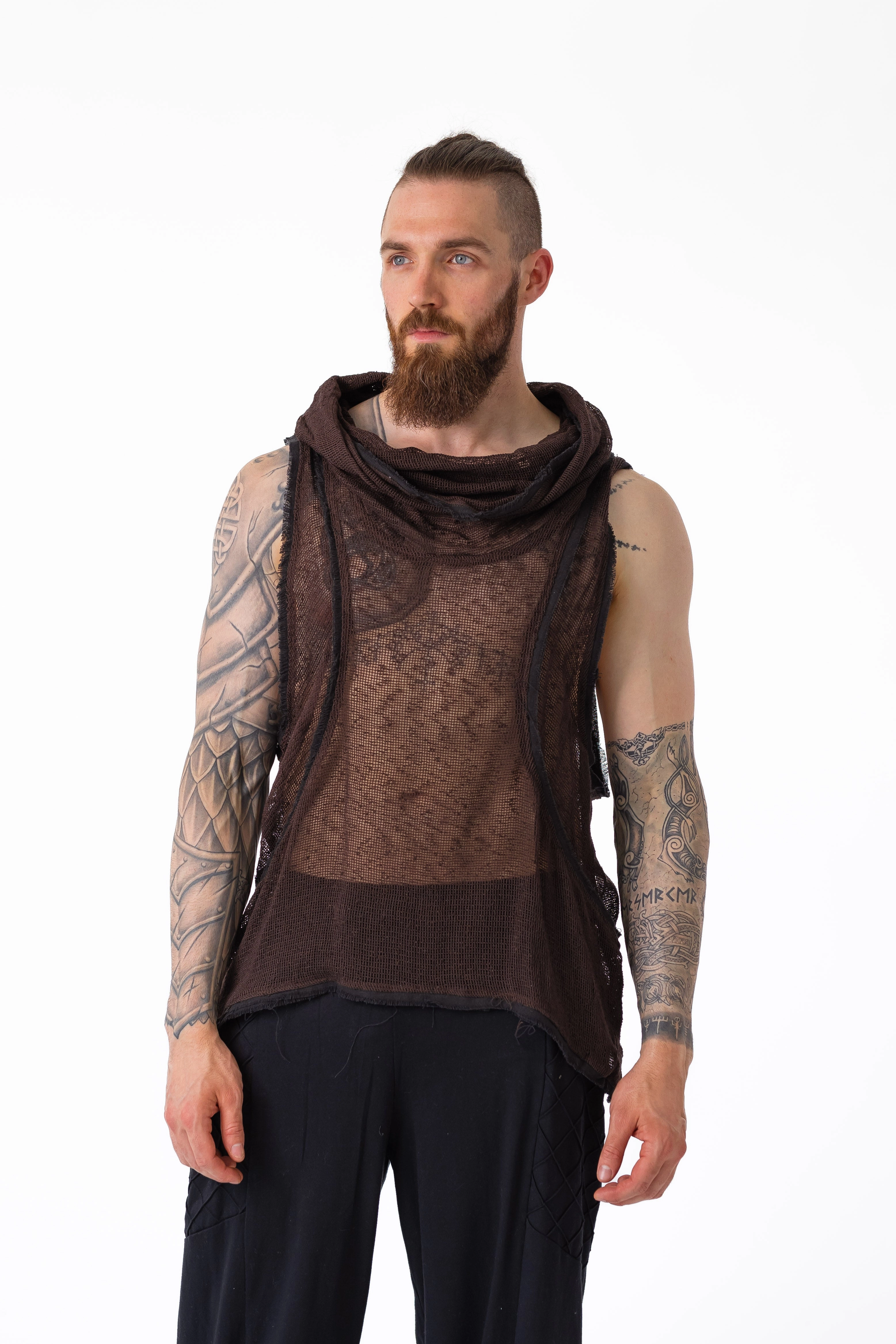 Layered Panel Construction Lightweight Weave Scavenger Top