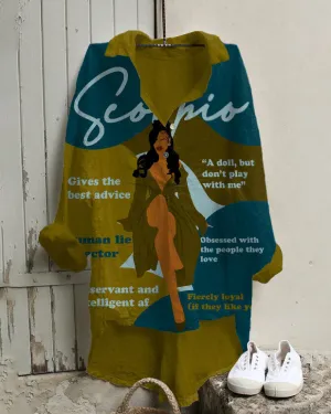 Scorpio Girly Season Irregular Leisure Tunic