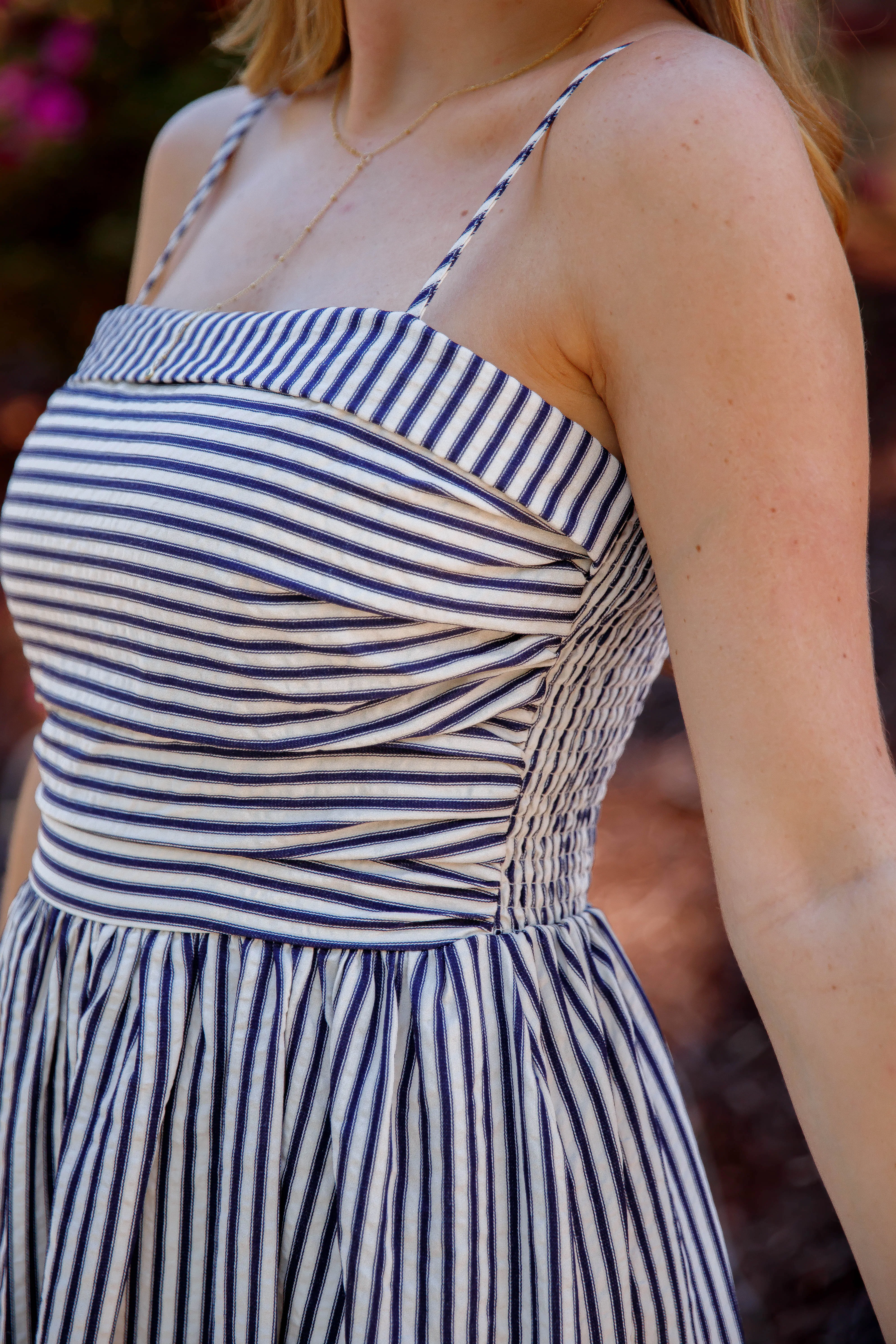Make No Mistake Midi Dress Calm Lines