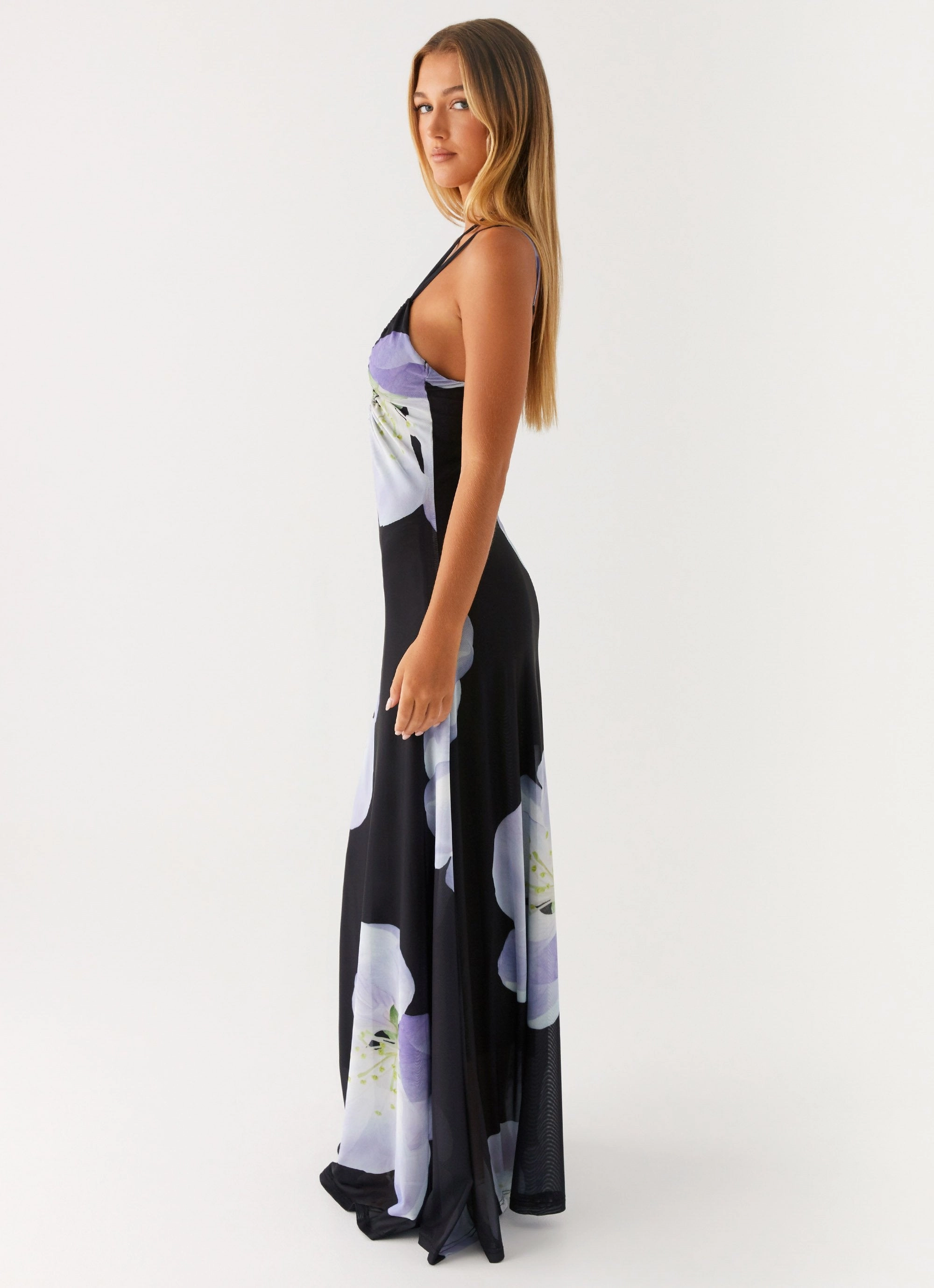 Trendy Vibe Enrika Maxi Dress - Flower Print