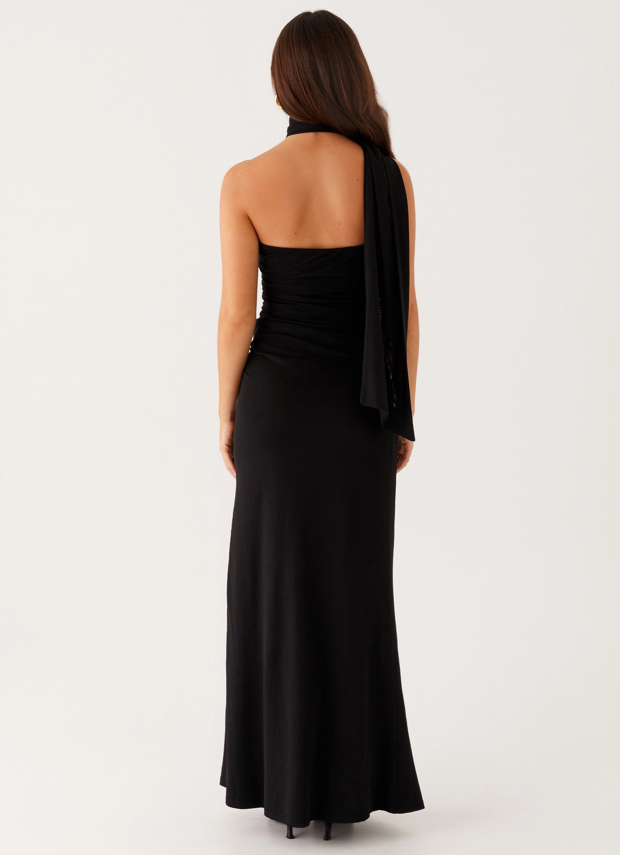 Soft Shine Songbird Maxi Dress - Black