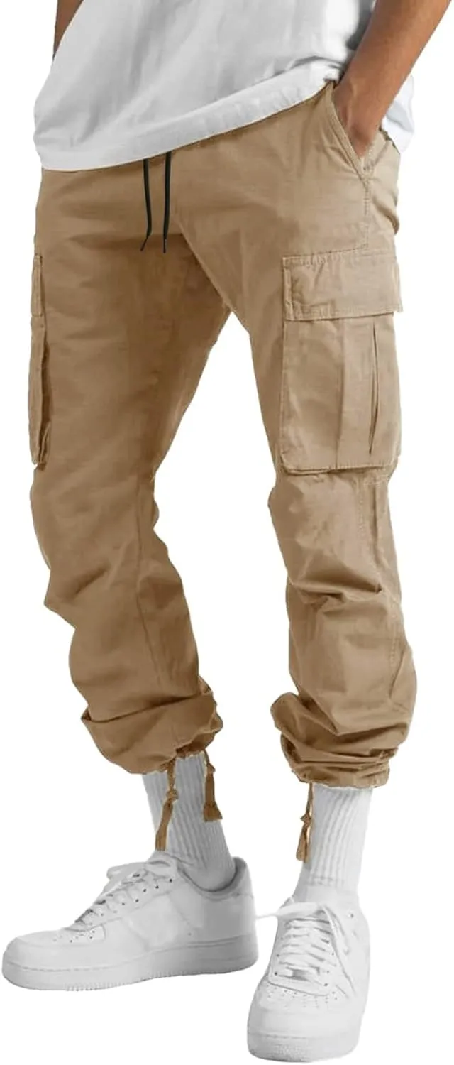 sdbrld Pants For Men Winter Work Pants For Men Construction Flex Mens Flex Ripstop Tactical Pants Lightweight Hiking Casual Cargo Pants with Multi Pockets Water Resistant