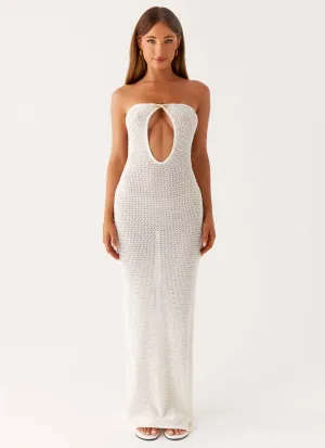 Seafoam Maxi Dress - Ivory Soft Appeal
