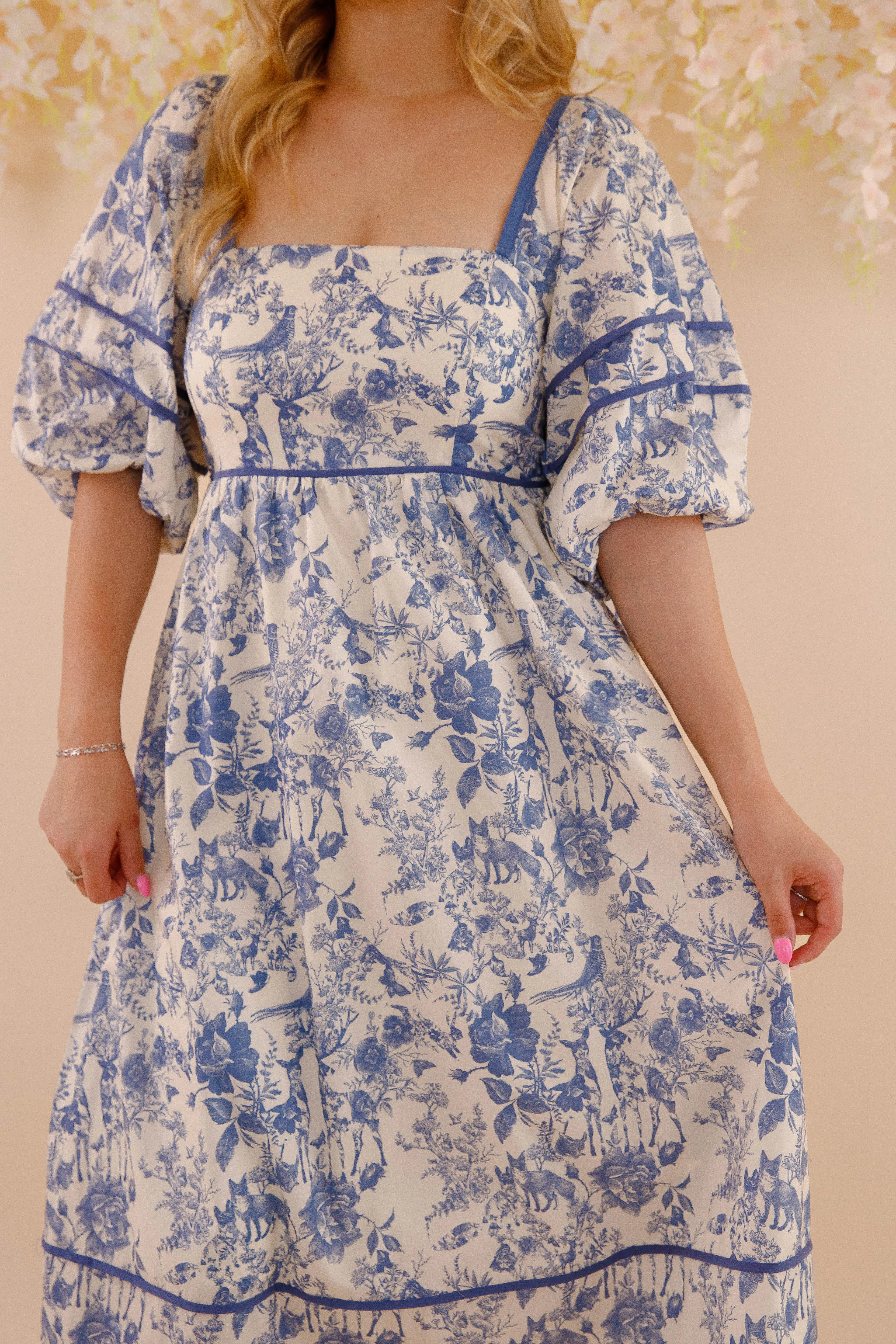 Autumn Ready Non-Pilling Follow Your Instincts Maxi Dress-Navy