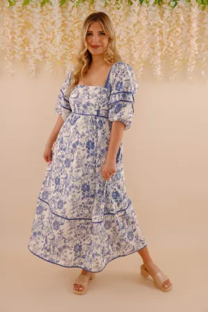 Follow Your Instincts Maxi Dress-Navy Tie-dye Best-Seller