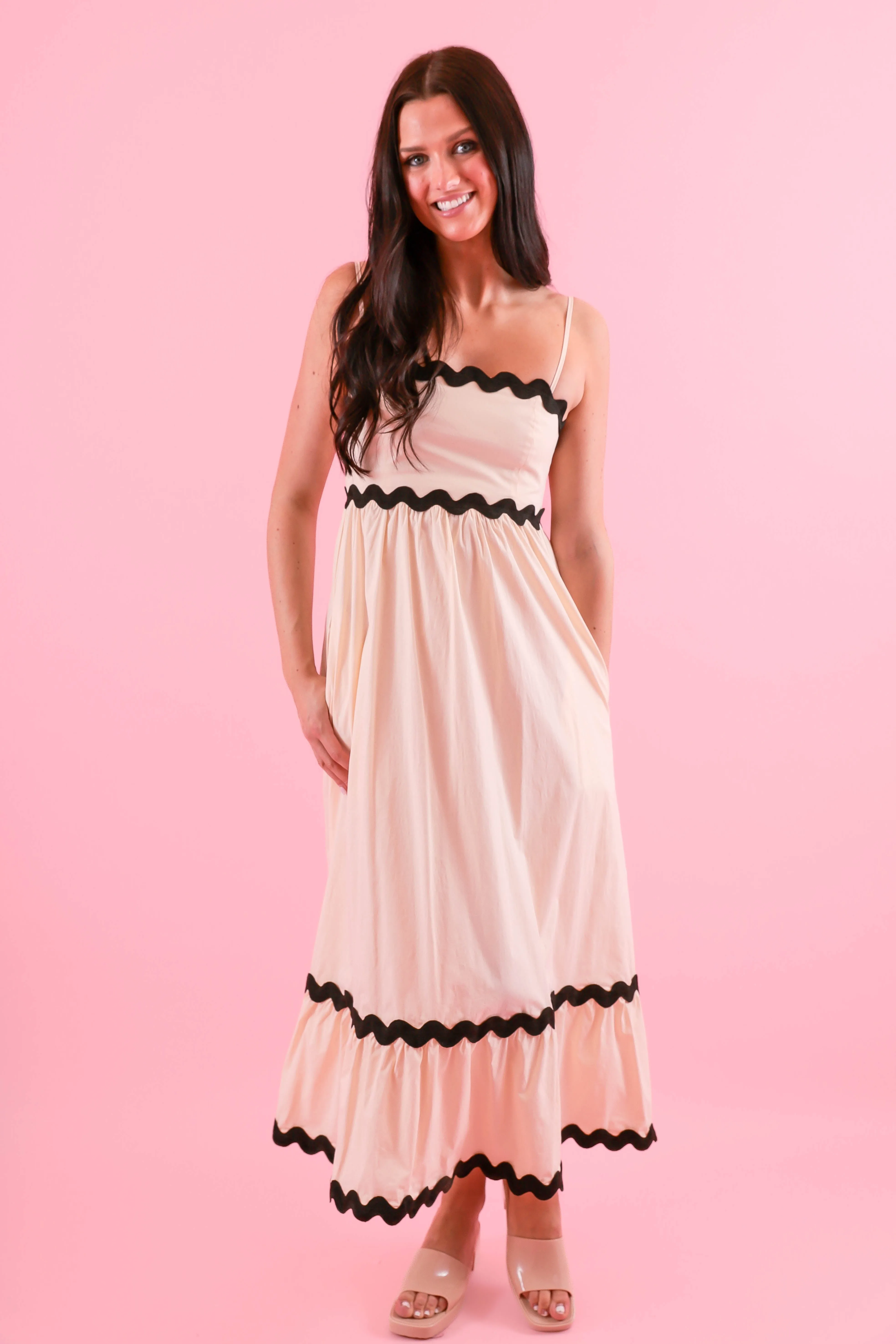 See the Better Side Midi Dress-Beige Smooth Layering SeamlessConstruction