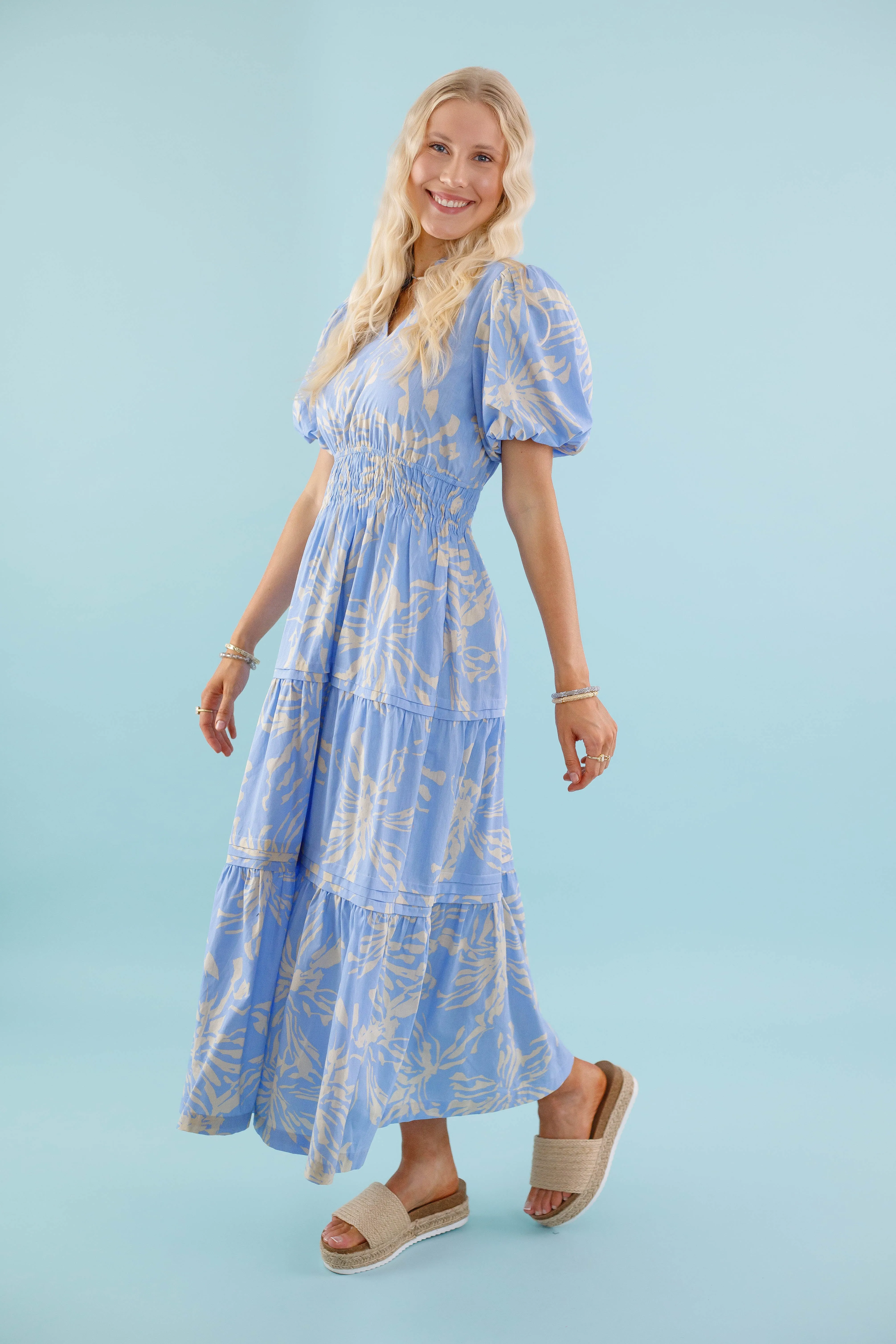 Sleek Volume Seeing A Pattern Maxi Dress