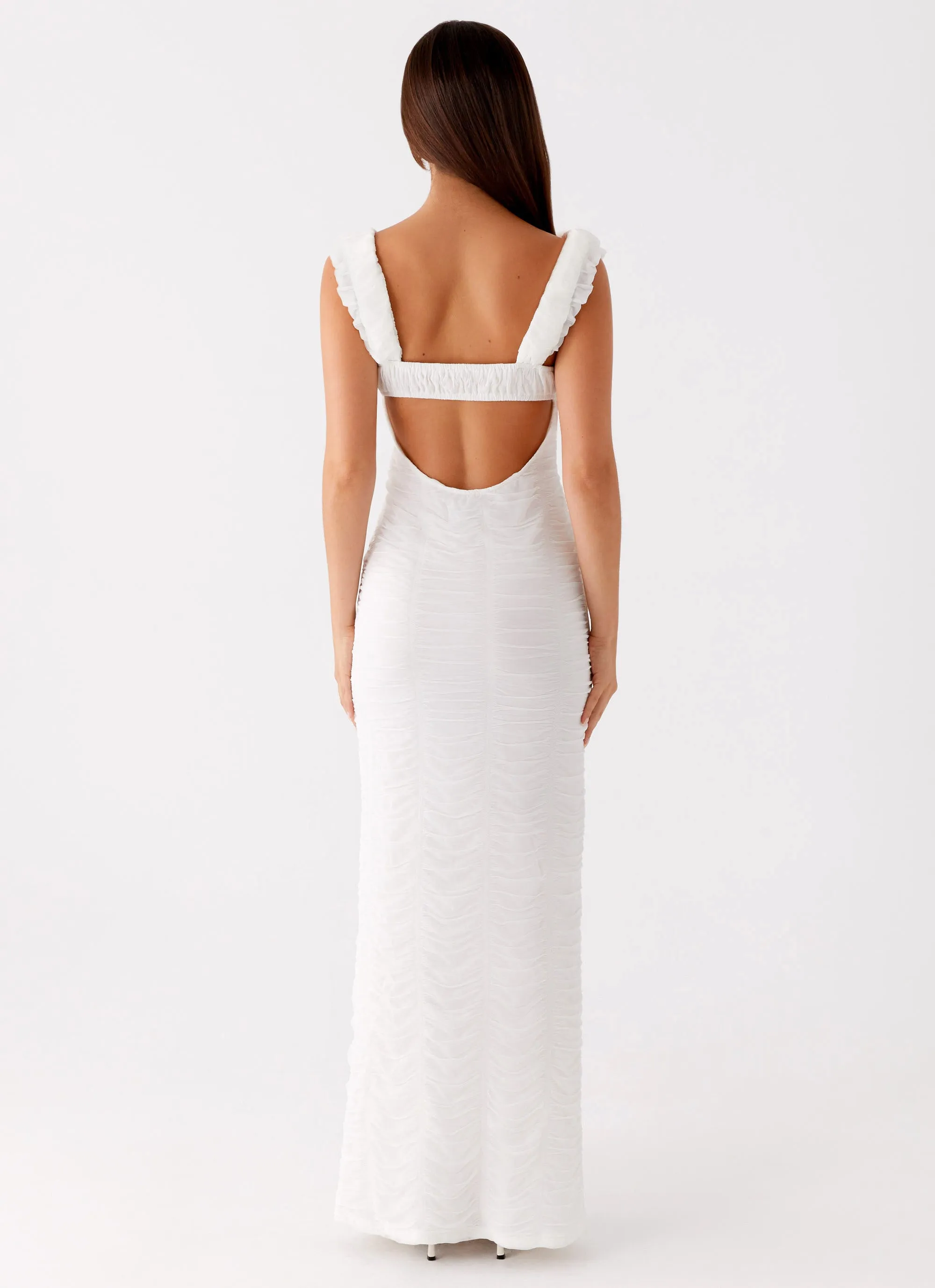 All-day style Quick Outfit Senses Midi Dress - White
