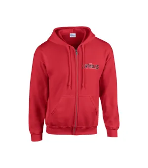 Sentinelles Adult Cotton Full Zip Hooded Sweatshirt with Embroidered Logo